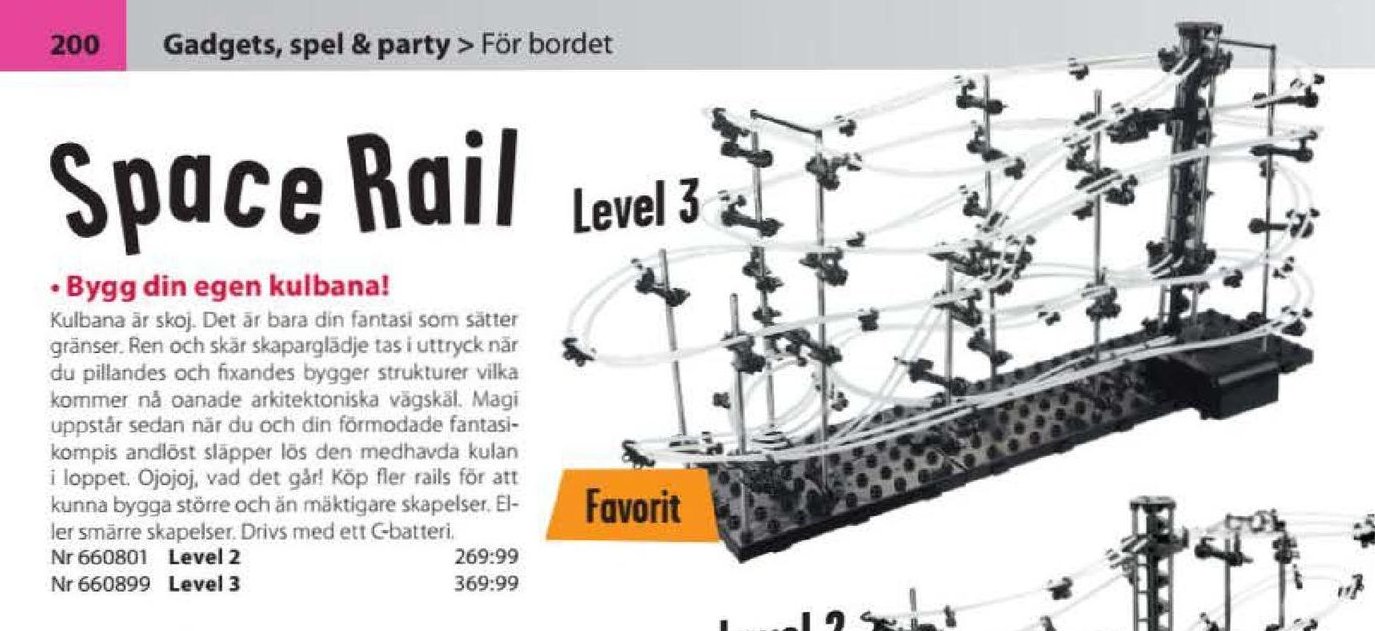 Erbjudanden och prisjämförelser på space rail level 2, leksaker 1 (st) 269,99