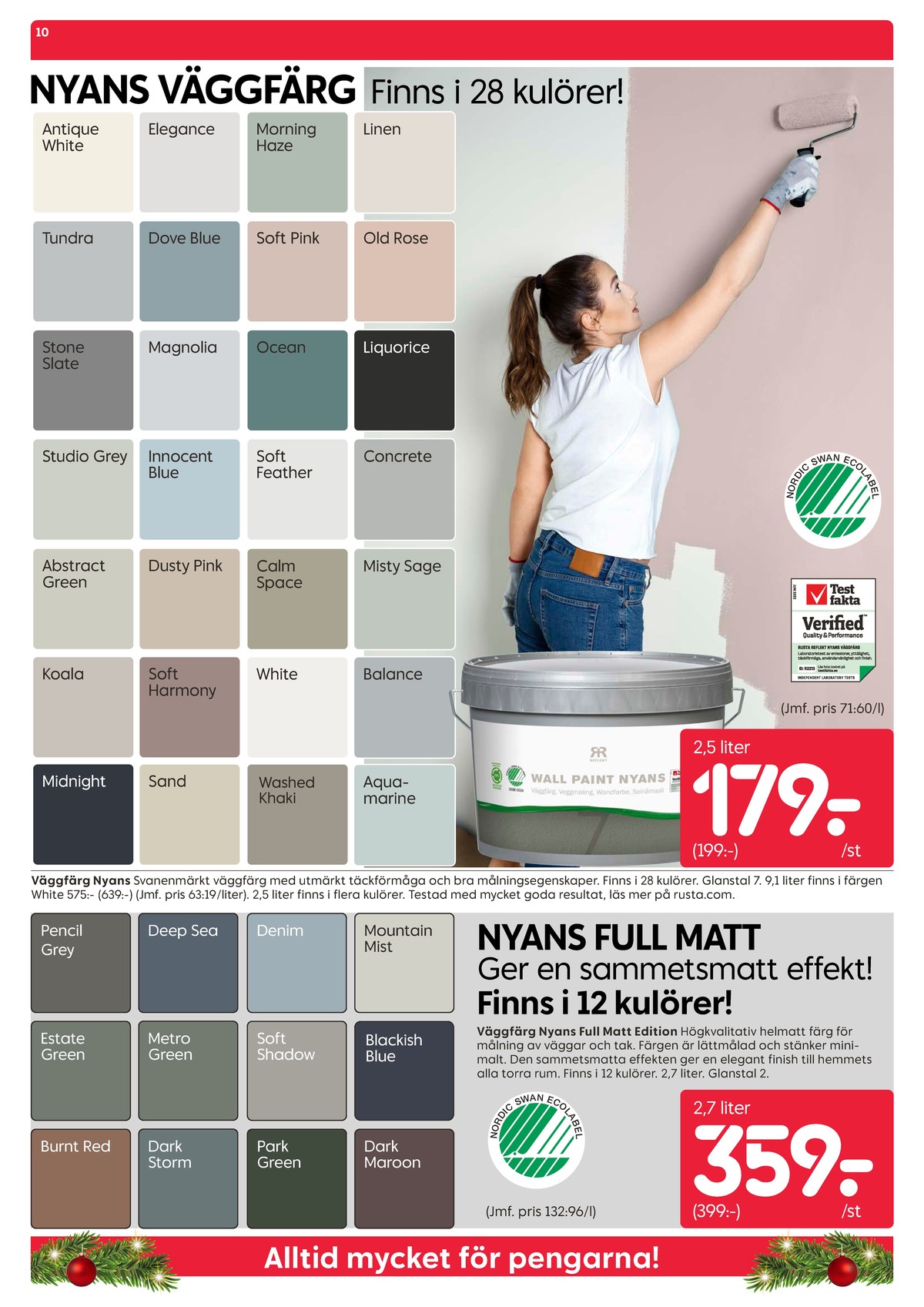 Se Rusta reklamblad för vecka 1 på Kampanjveckan.se. Se bra erbjudanden på många varor. Läs reklambladet här! Sida 10