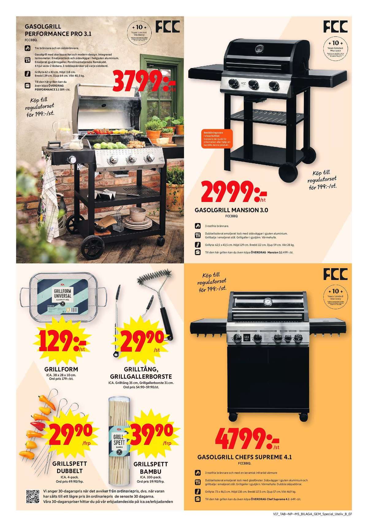Se ICA Maxi reklamblad för vecka 18 på Kampanjveckan.se. Se bra erbjudanden på många varor, t.ex. gasolgrill fcc bbq eller gasolgrill fcc bbq. Läs reklambladet här! Sida 7
