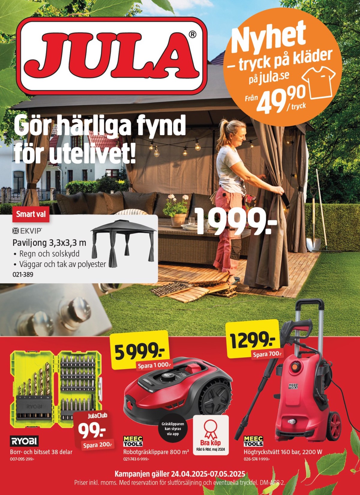 Se Jula reklamblad för vecka 18 på Kampanjveckan.se. Se bra erbjudanden på många varor. Läs reklambladet här! Sida 1