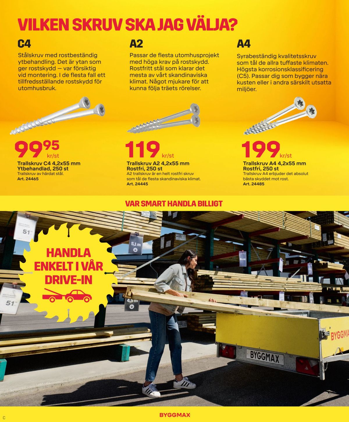 Se ByggMax reklamblad för vecka 30 på Kampanjveckan.se. Se bra erbjudanden på många varor. Läs reklambladet här! Sida 7