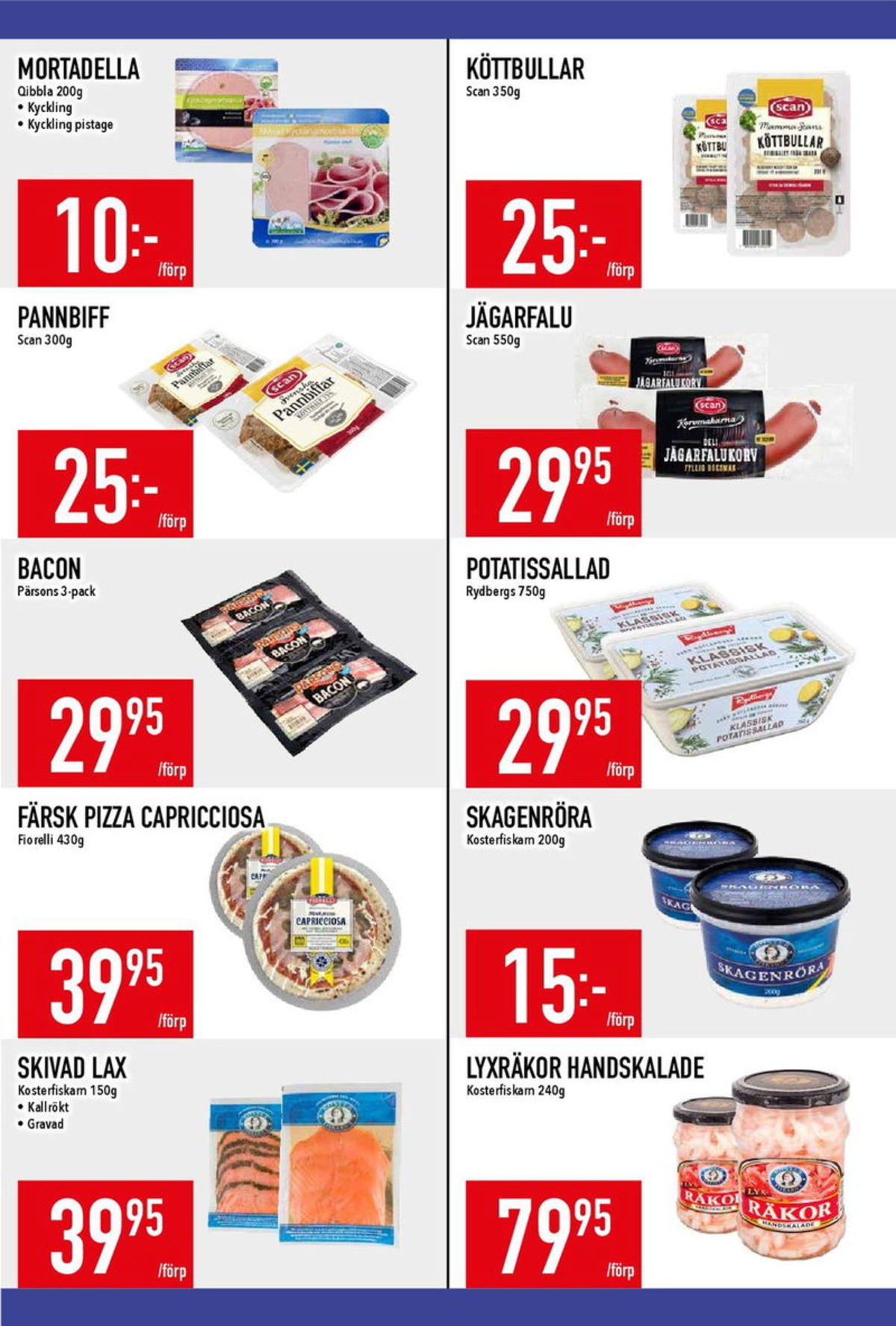 Se MatDax reklamblad för vecka 30 på Kampanjveckan.se. Se bra erbjudanden på många varor, t.ex. lax kosterfiskarn eller pizza slice fiorelli. Läs reklambladet här! Sida 12
