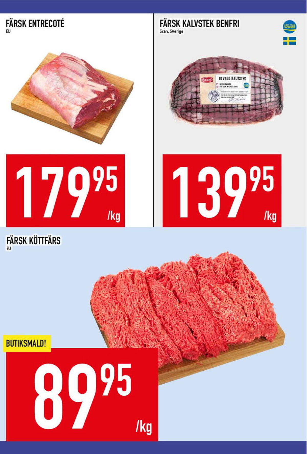 Se MatDax reklamblad för vecka 30 på Kampanjveckan.se. Se bra erbjudanden på många varor, t.ex. nötfärs okänd eller entrecôte okänd. Läs reklambladet här! Sida 14
