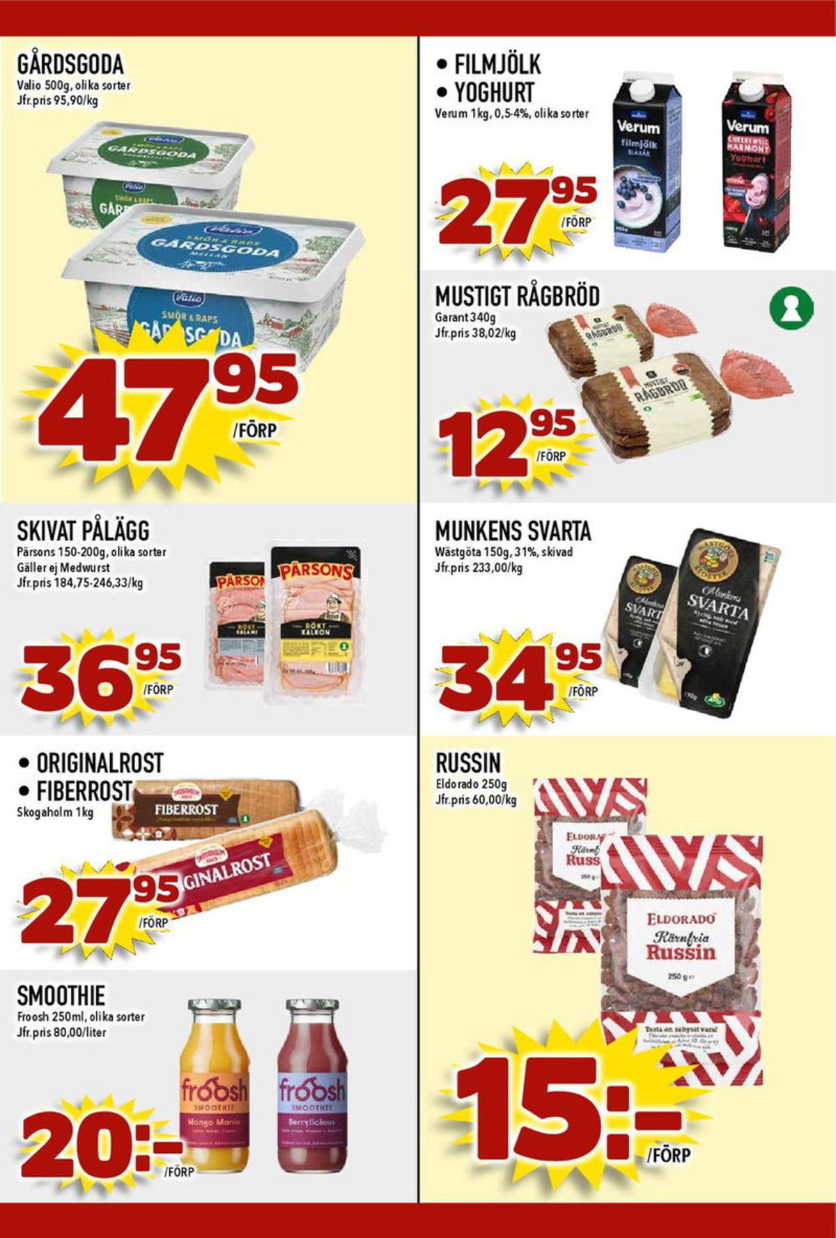 Se MatDax reklamblad för vecka 30 på Kampanjveckan.se. Se bra erbjudanden på många varor, t.ex. smoothie froosh eller toastbröd fiberrost. Läs reklambladet här! Sida 21
