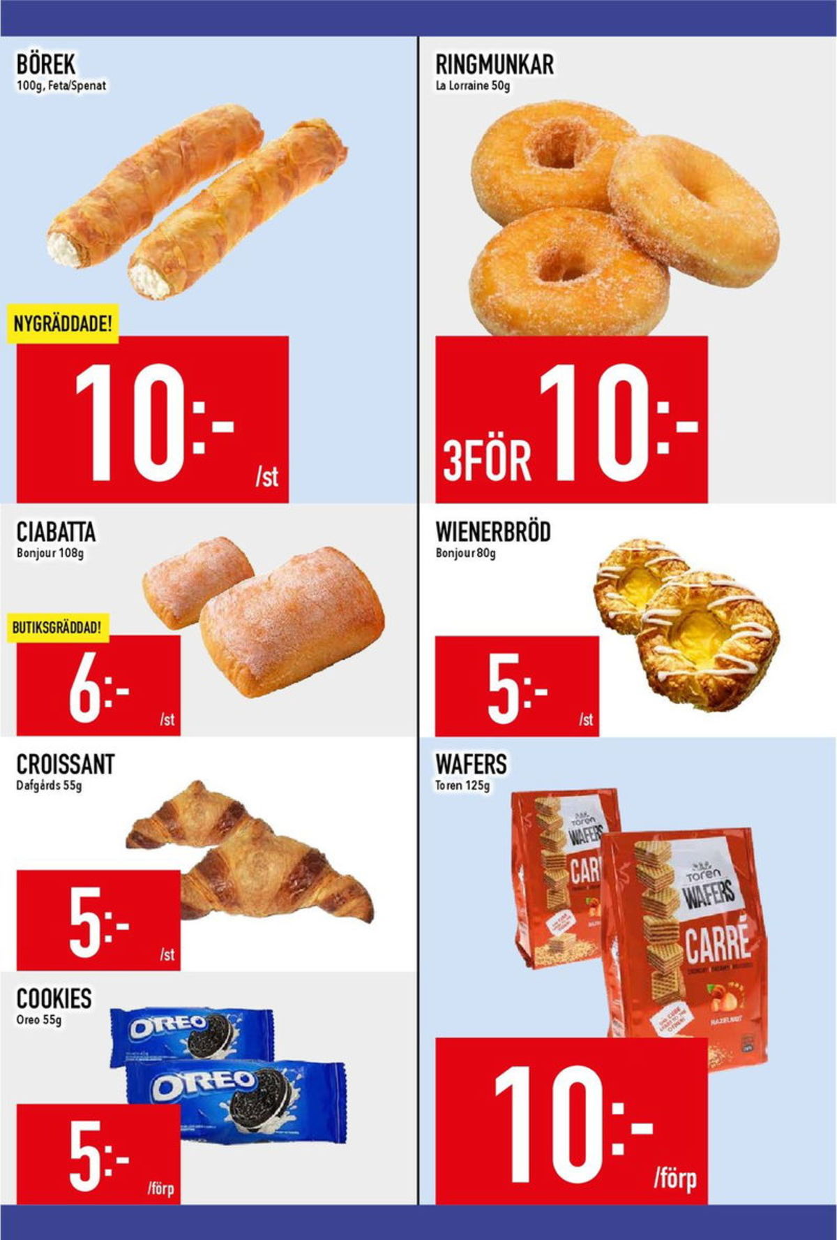 Se MatDax reklamblad för vecka 30 på Kampanjveckan.se. Se bra erbjudanden på många varor, t.ex. kaffekex oreo eller butiksbakat kaffebröd dafgårds. Läs reklambladet här! Sida 8
