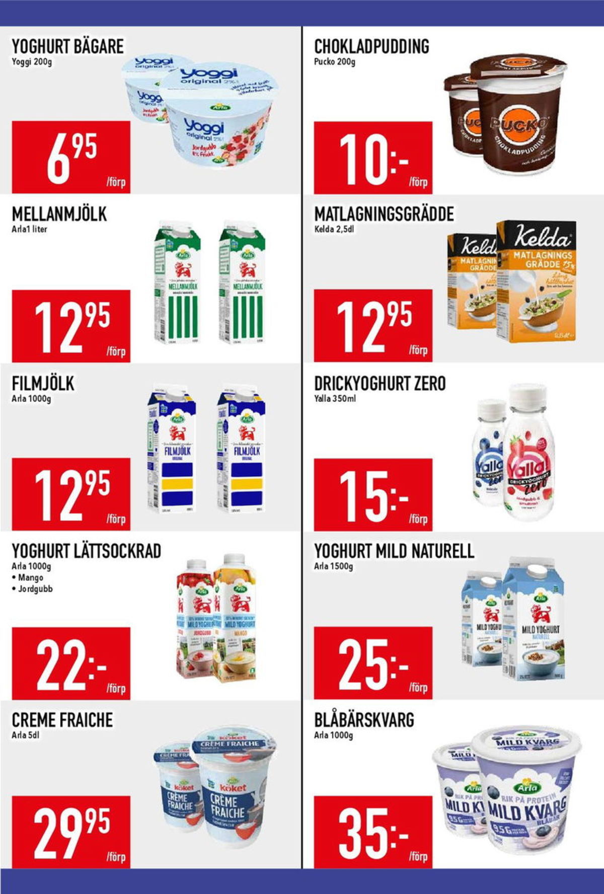 Se MatDax reklamblad för vecka 30 på Kampanjveckan.se. Se bra erbjudanden på många varor, t.ex. crème fraiche arla köket eller yoghurt arla. Läs reklambladet här! Sida 10
