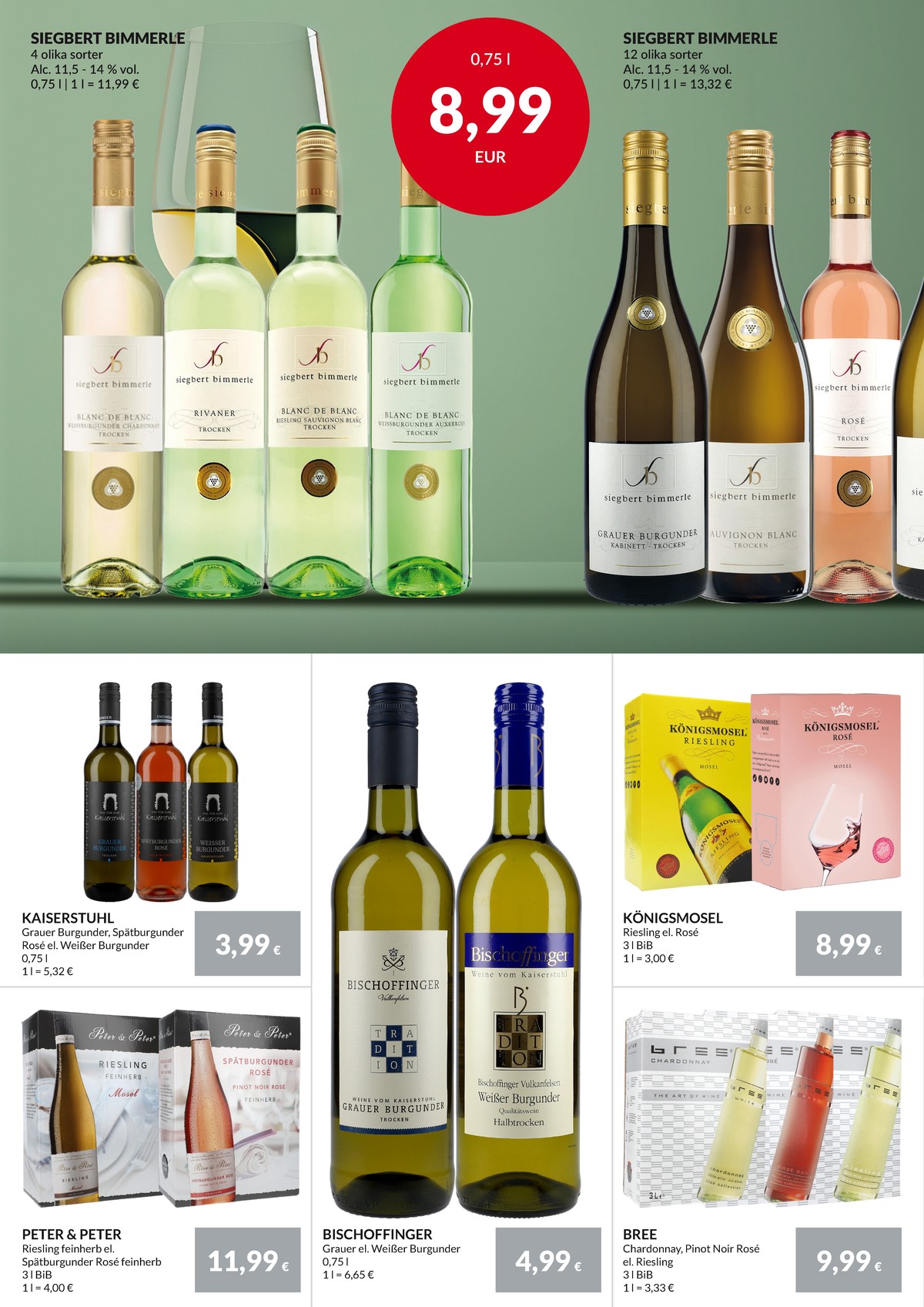 Se Nielsen Discount reklamblad för vecka 30 på Kampanjveckan.se. Se bra erbjudanden på många varor, t.ex. rosé vin okänd eller vit vin okänd. Läs reklambladet här! Sida 12
