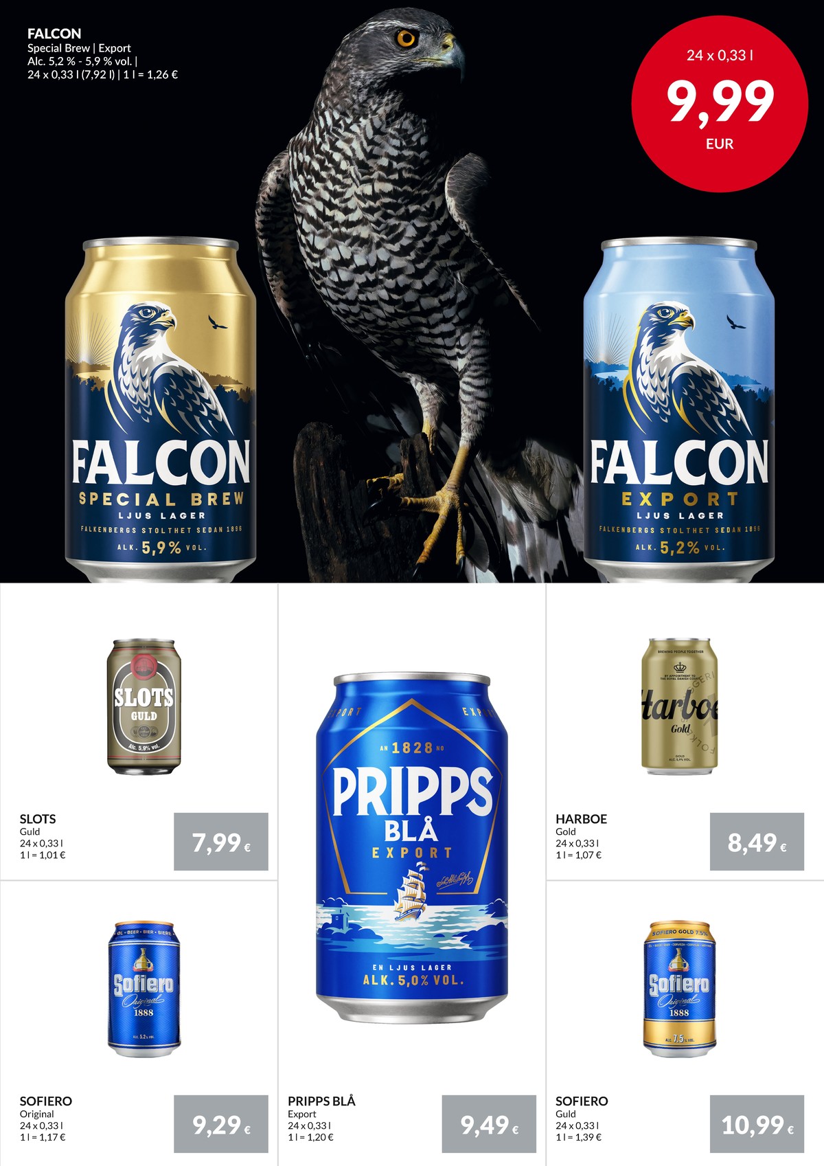 Se Nielsen Discount reklamblad för vecka 30 på Kampanjveckan.se. Se bra erbjudanden på många varor, t.ex. Öl 24 pk sofiero eller Öl 24 pk guld. Läs reklambladet här! Sida 3
