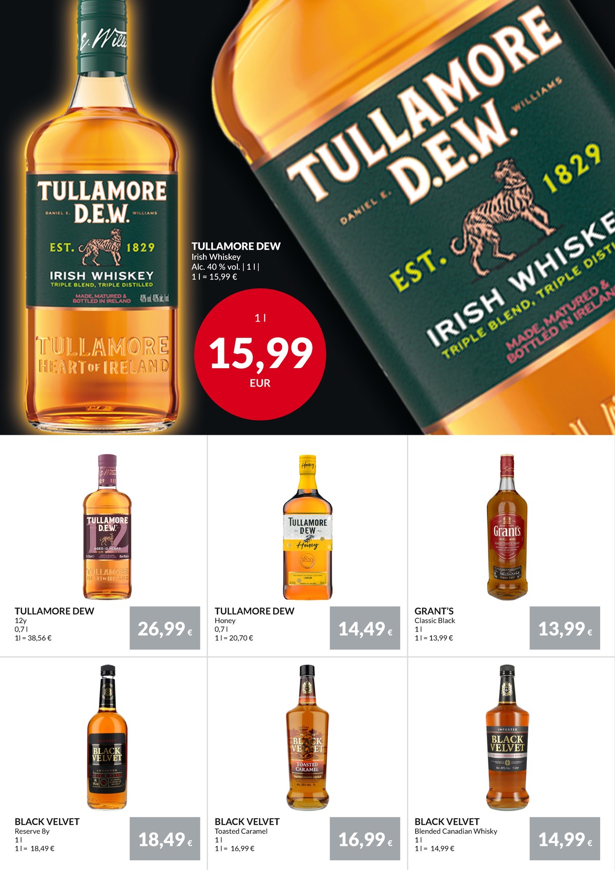 Se Nielsen Discount reklamblad för vecka 30 på Kampanjveckan.se. Se bra erbjudanden på många varor, t.ex. whisky reserve 8 yo eller whisky toasted caramel. Läs reklambladet här! Sida 26
