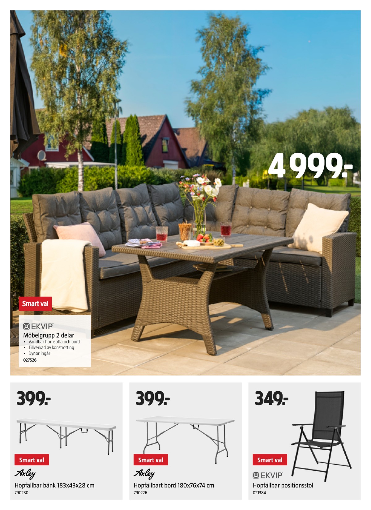 Se Jula reklamblad för vecka 31 på Kampanjveckan.se. Se bra erbjudanden på många varor, t.ex. campingmöbler axley eller andra varor. Läs reklambladet här! Sida 10