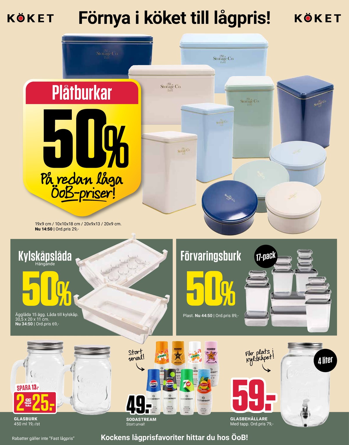 Se ÖoB reklamblad för vecka 31 på Kampanjveckan.se. Se bra erbjudanden på många varor, t.ex. muggar okänd eller smaksättare sodastream. Läs reklambladet här! Sida 10
