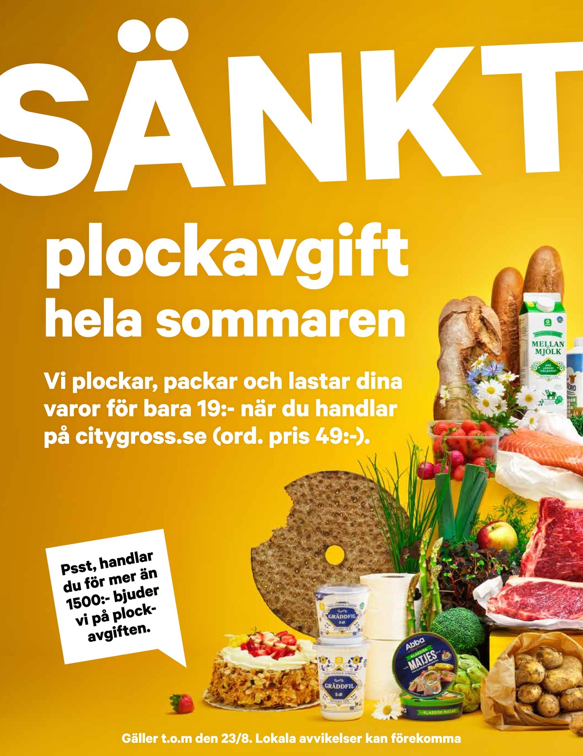 Se City Gross reklamblad för vecka 31 på Kampanjveckan.se. Se bra erbjudanden på många varor. Läs reklambladet här! Sida 4