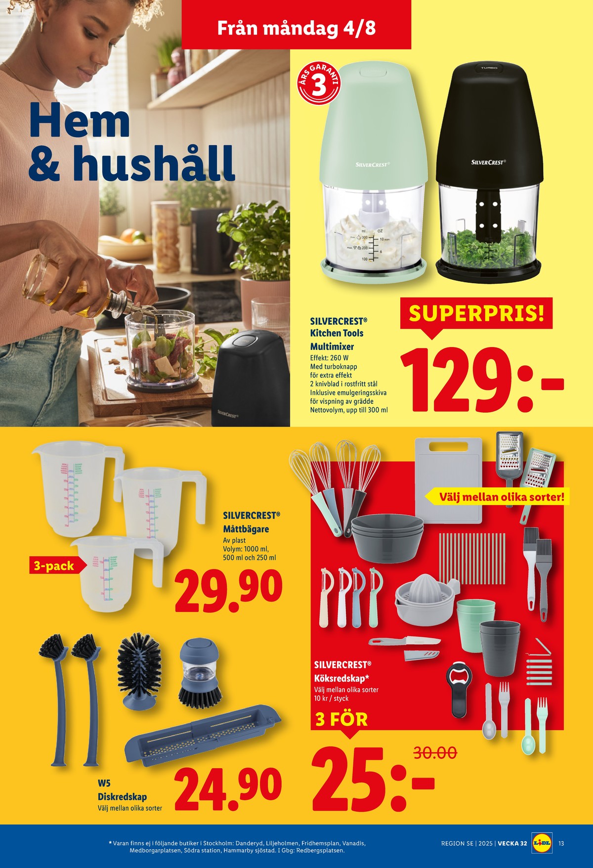 Se Lidl reklamblad för vecka 32 på Kampanjveckan.se. Se bra erbjudanden på många varor, t.ex. minihackare silvercrest eller ballongvisp silvercrest. Läs reklambladet här! Sida 15
