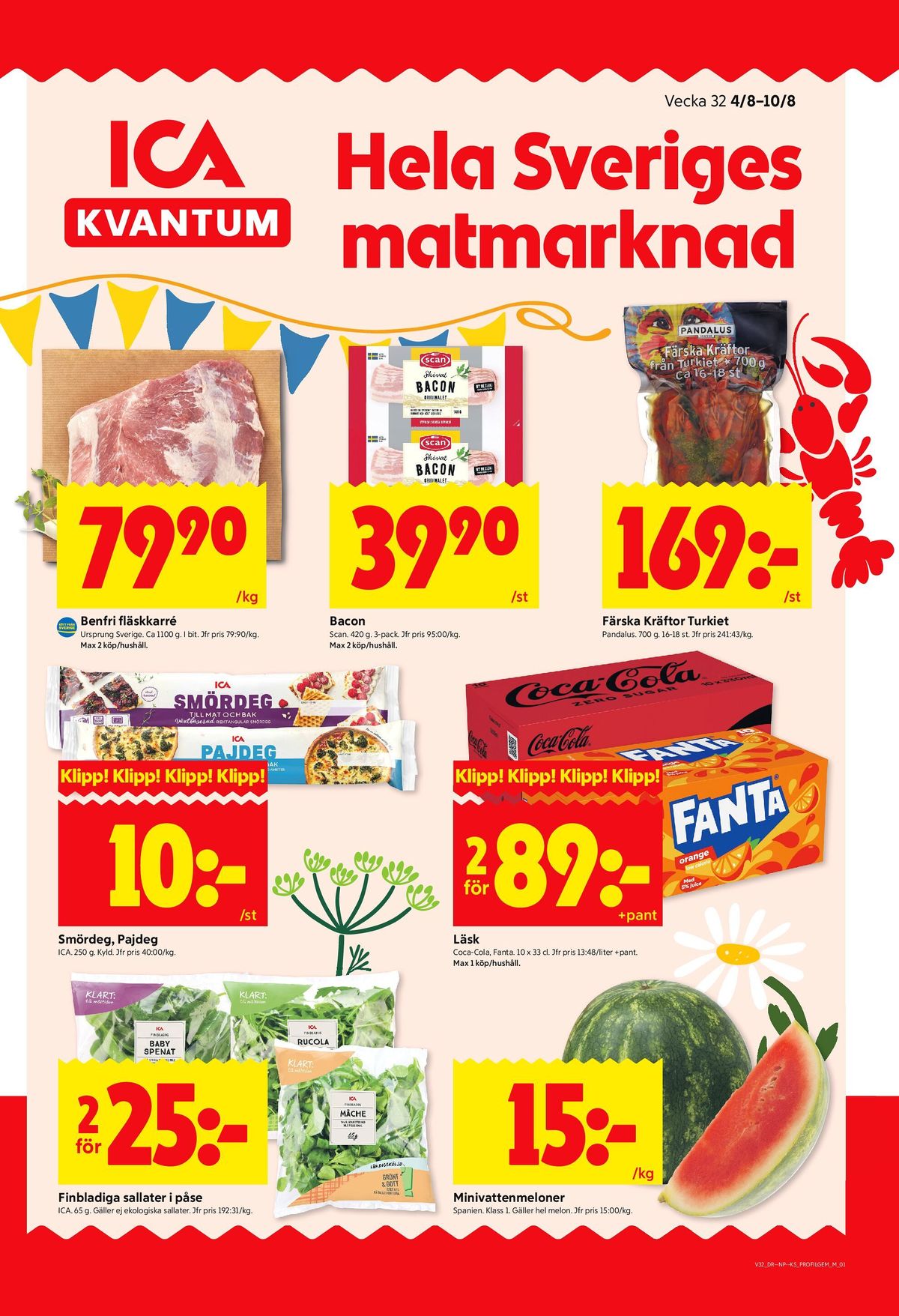 Se ICA Kvantum reklamblad för vecka 32 på Kampanjveckan.se. Se bra erbjudanden på många varor, t.ex. sallat ica eller vattenmelon okänd. Läs reklambladet här! Sida 1
