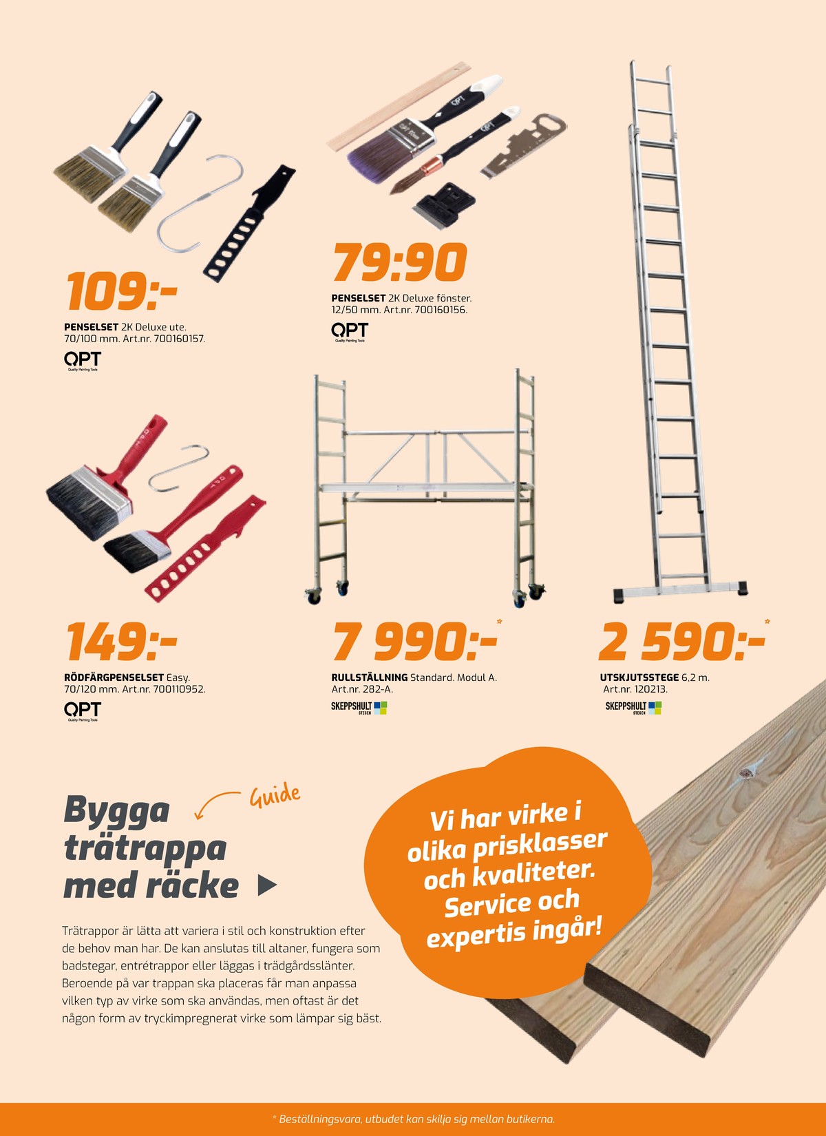 Se Bolist reklamblad för vecka 33 på Kampanjveckan.se. Se bra erbjudanden på många varor, t.ex. penslar qpt eller penselset qpt. Läs reklambladet här! Sida 7
