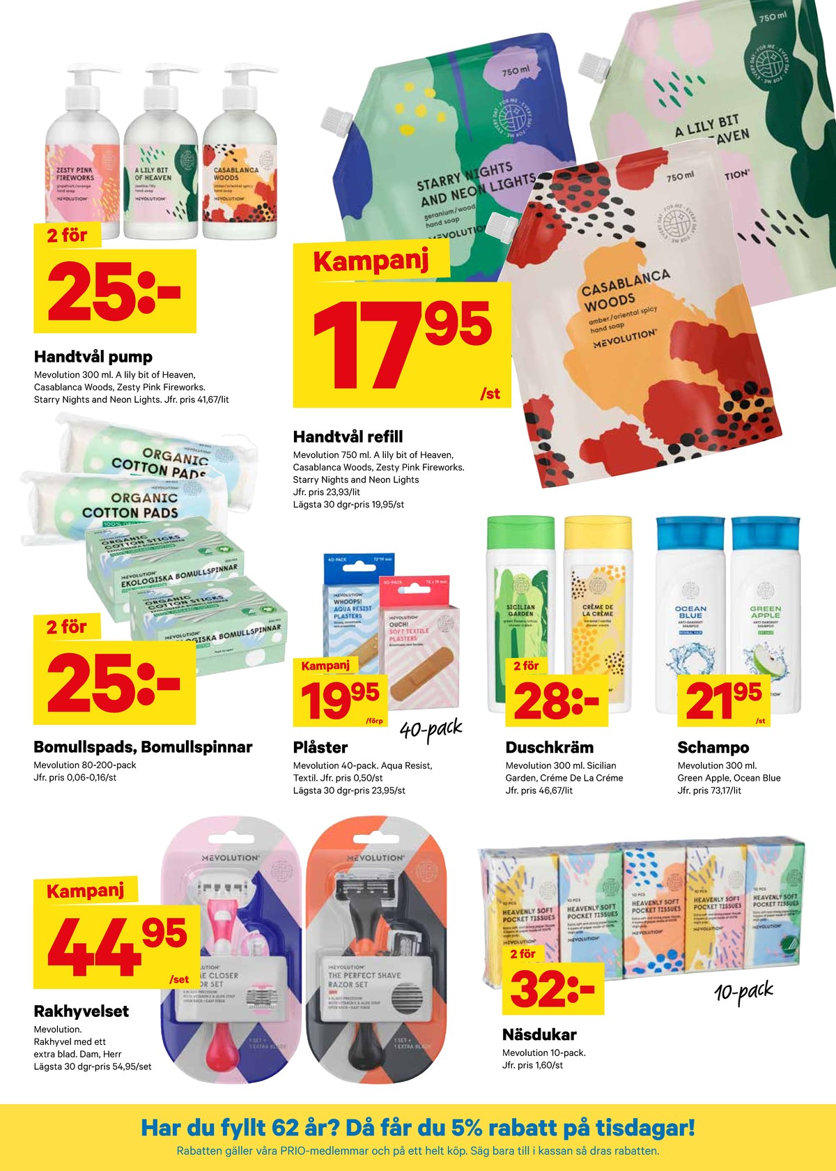 Se City Gross reklamblad för vecka 33 på Kampanjveckan.se. Se bra erbjudanden på många varor, t.ex. rakhyvel mevolution eller näsdukar mevolution. Läs reklambladet här! Sida 13
