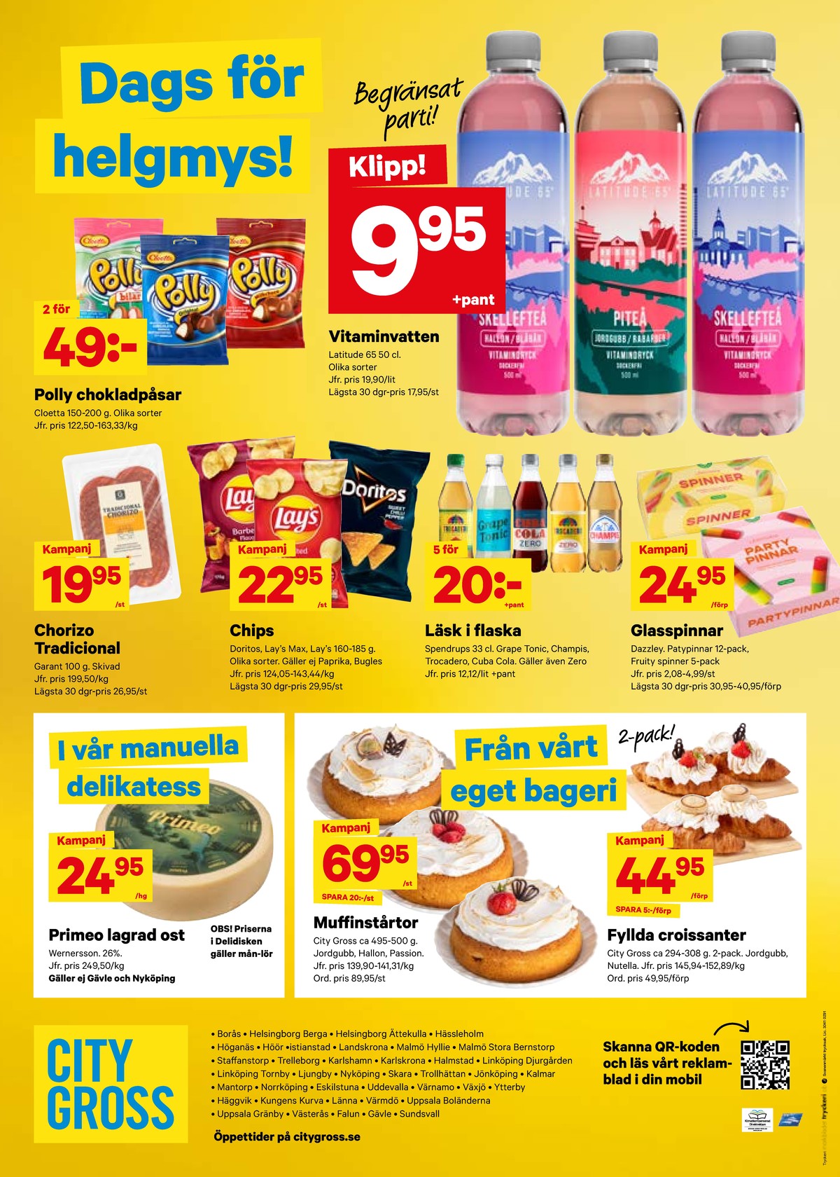 Se City Gross reklamblad för vecka 33 på Kampanjveckan.se. Se bra erbjudanden på många varor, t.ex. hårdost primeo eller butiksbakat kaffebröd city gross. Läs reklambladet här! Sida 14

