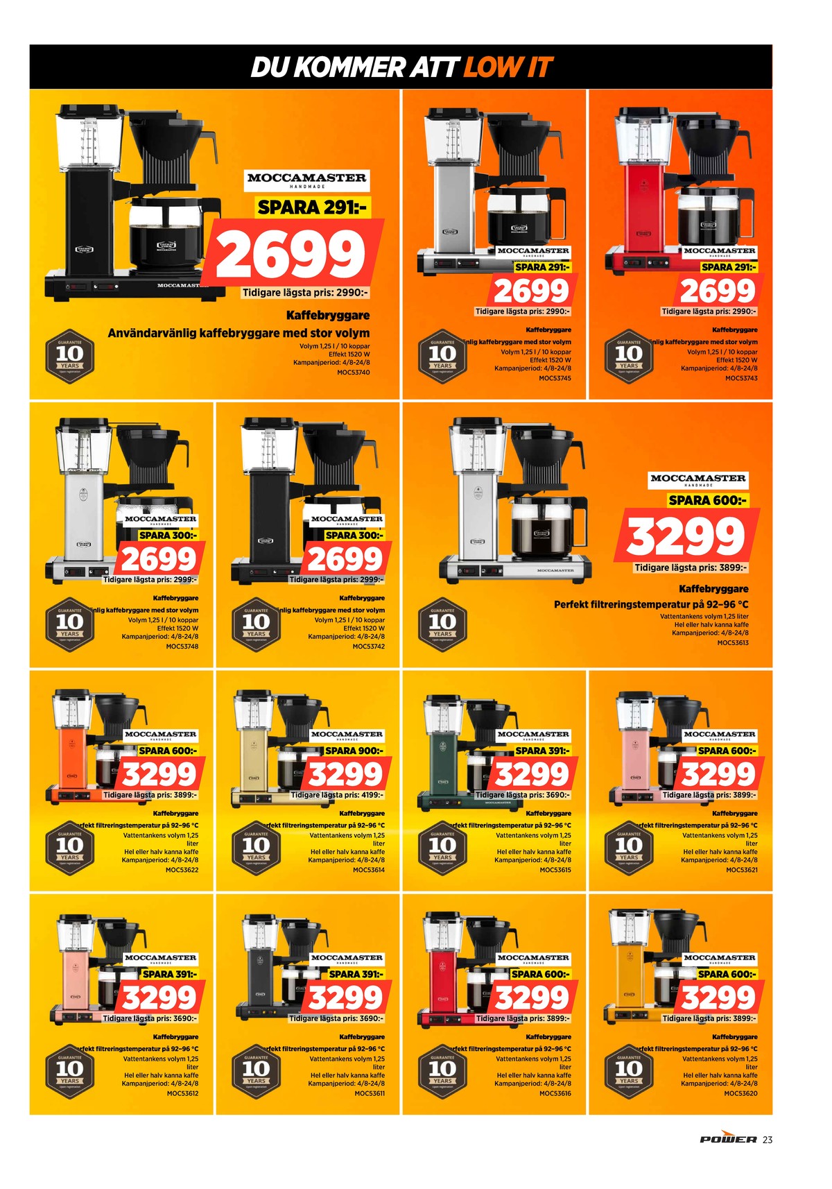 Se Power reklamblad för vecka 33 på Kampanjveckan.se. Se bra erbjudanden på många varor. Läs reklambladet här! Sida 23