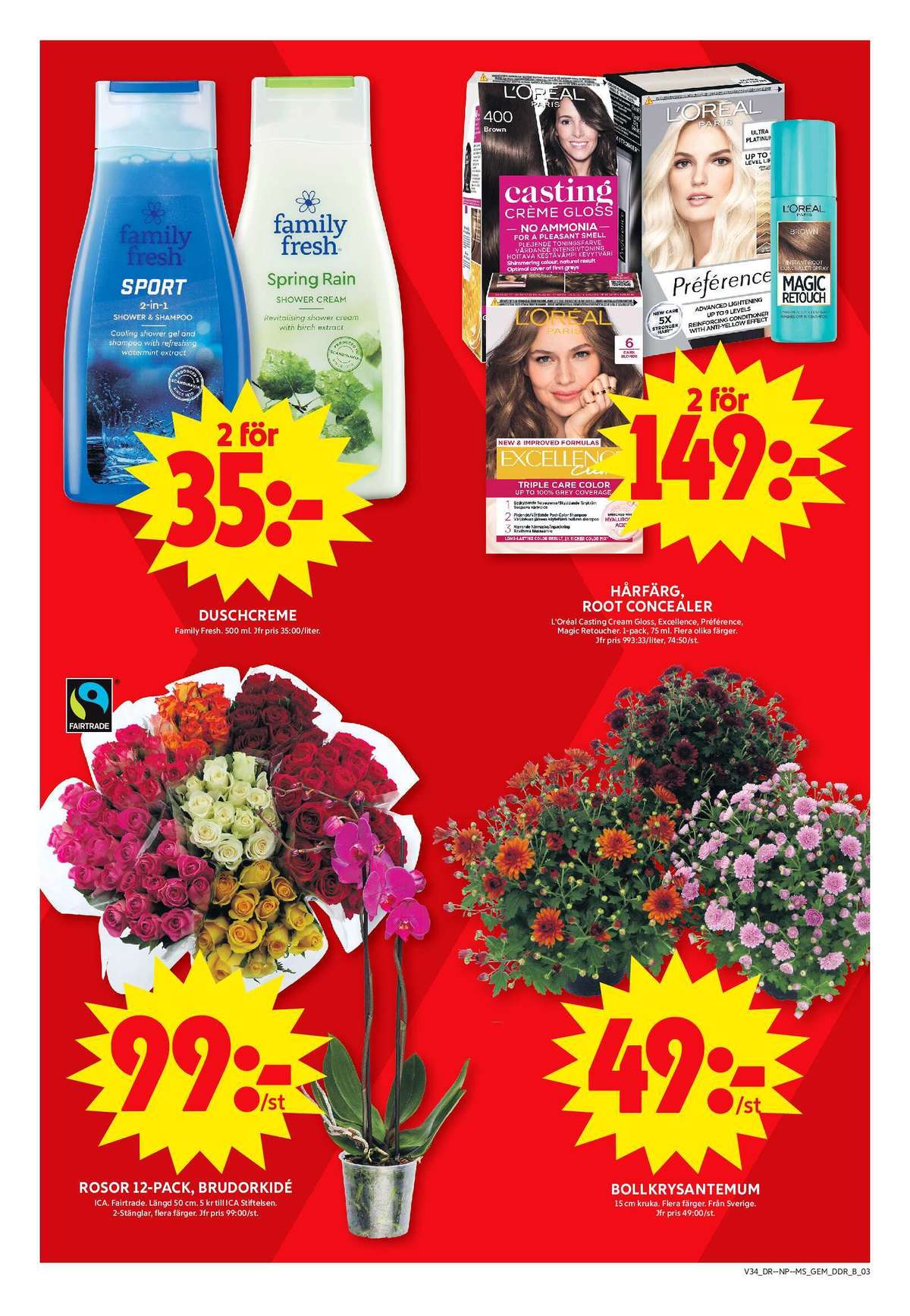 Se ICA Maxi reklamblad för vecka 34 på Kampanjveckan.se. Se bra erbjudanden på många varor, t.ex. blommor ica eller plantor okänd. Läs reklambladet här! Sida 10
