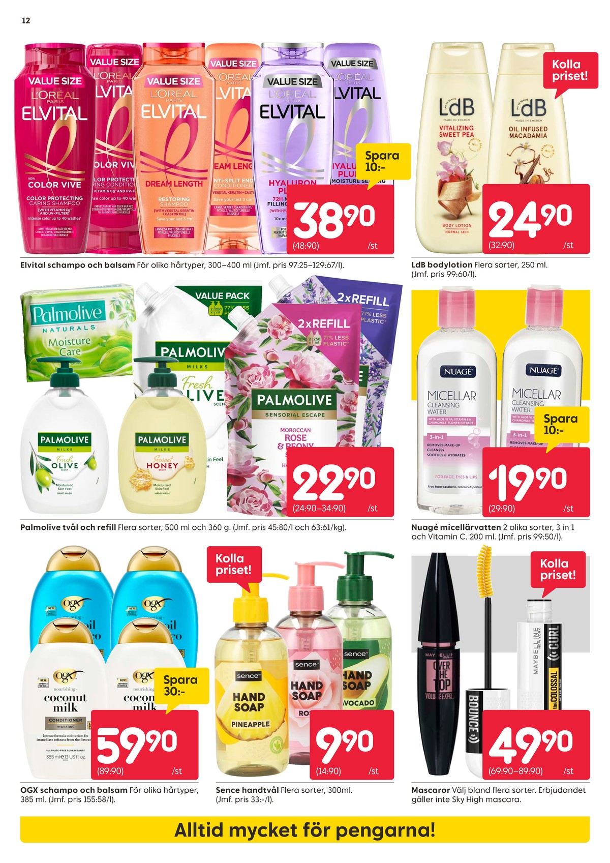 Se Rusta reklamblad för vecka 34 på Kampanjveckan.se. Se bra erbjudanden på många varor, t.ex. balsam elvital eller shampoo elvital. Läs reklambladet här! Sida 12
