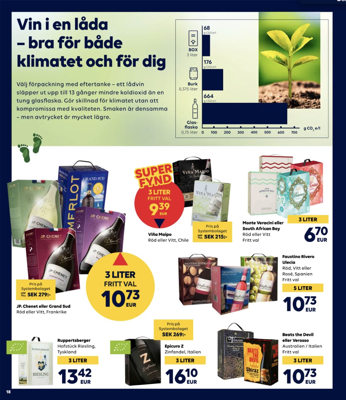Se Scandlines Border Shop reklamblad för vecka 36 på Kampanjveckan.se. Se bra erbjudanden på många varor, t.ex. vit vin okänd eller röd vin okänd. Läs reklambladet här! Sida 18
