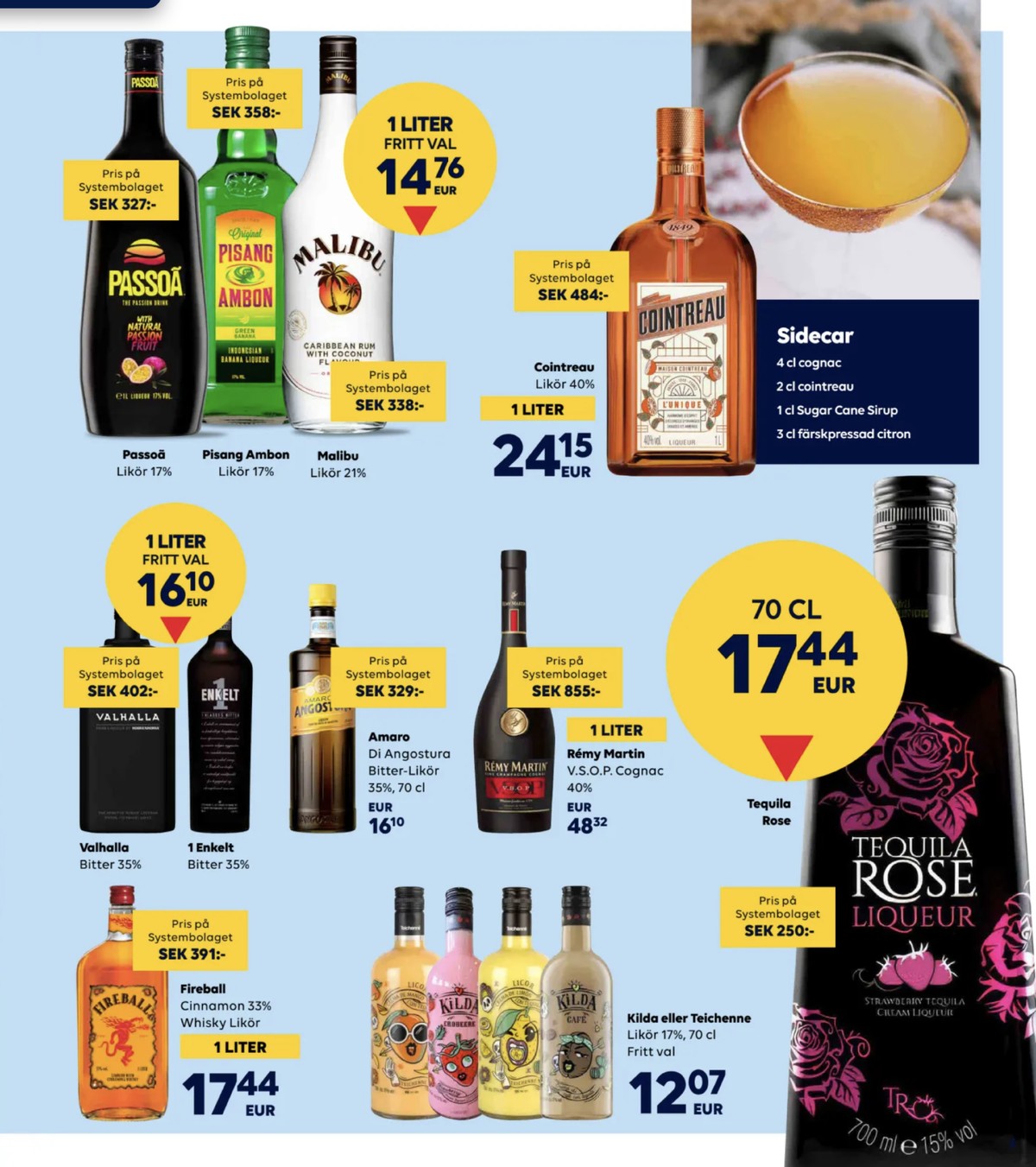 Se Scandlines Border Shop reklamblad för vecka 36 på Kampanjveckan.se. Se bra erbjudanden på många varor, t.ex. likör malibu eller likör passoa. Läs reklambladet här! Sida 5
