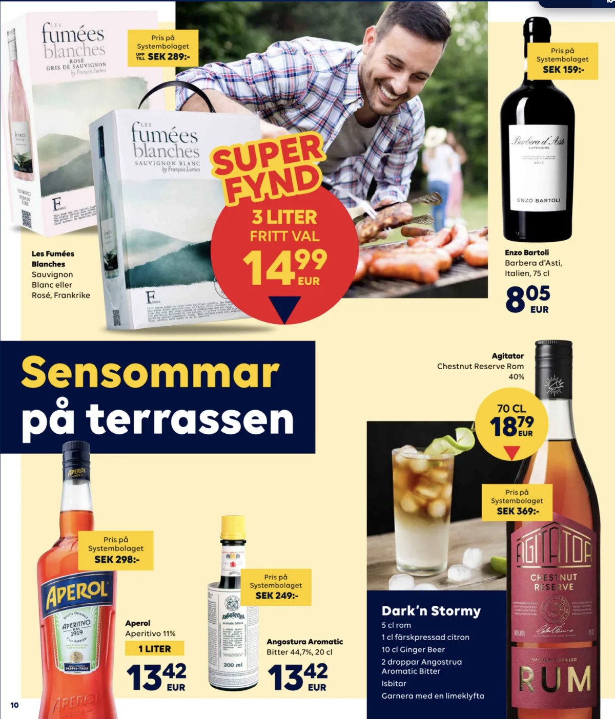 Se Scandlines Border Shop reklamblad för vecka 36 på Kampanjveckan.se. Se bra erbjudanden på många varor, t.ex. apéritif aperol eller bitter angostura aromatic. Läs reklambladet här! Sida 10
