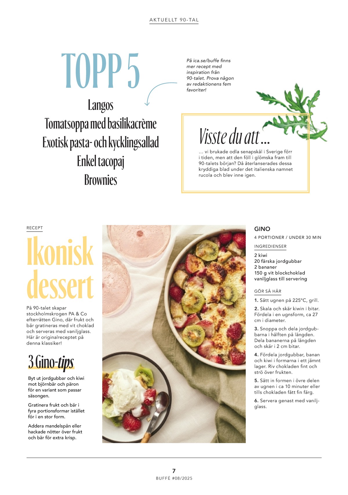 Se ICA Buffé reklamblad för vecka 36 på Kampanjveckan.se. Se bra erbjudanden på många varor. Läs reklambladet här! Sida 7