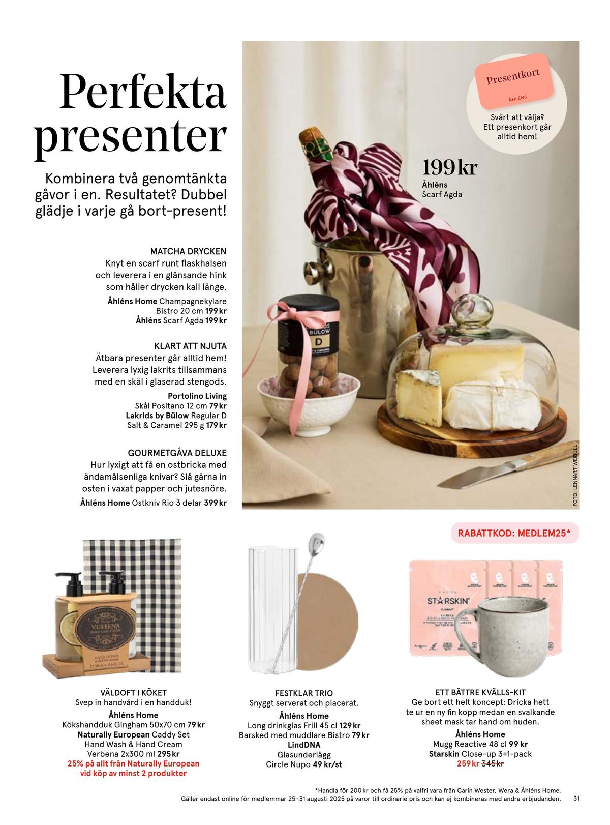 Se Åhlens reklamblad för vecka 36 på Kampanjveckan.se. Se bra erbjudanden på många varor. Läs reklambladet här! Sida 31