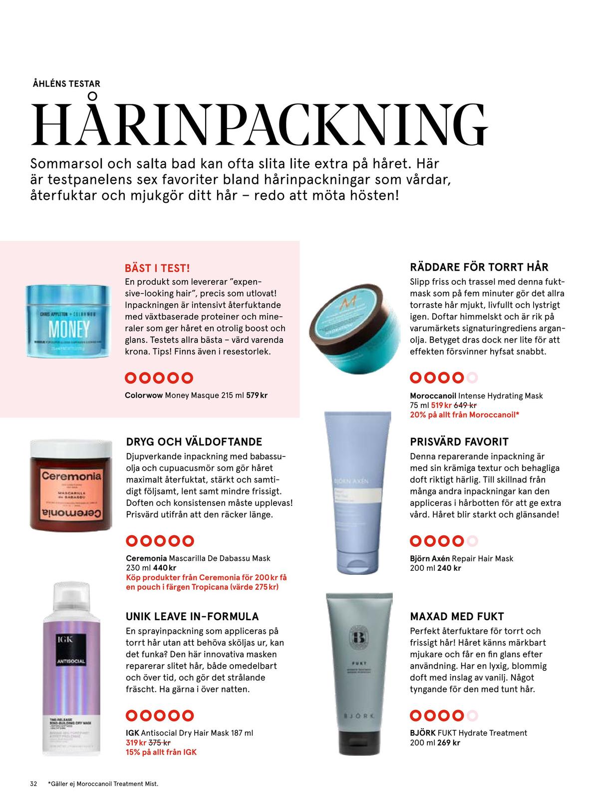 Se Åhlens reklamblad för vecka 36 på Kampanjveckan.se. Se bra erbjudanden på många varor, t.ex. inpackning björn axén eller inpackning björn axén. Läs reklambladet här! Sida 32
