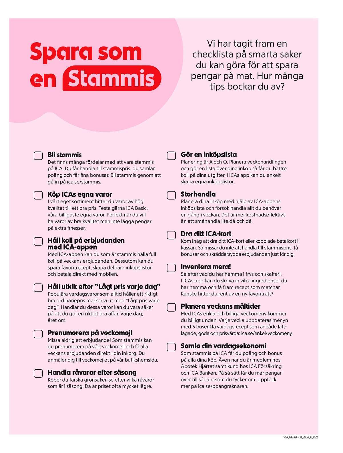 Se ICA Supermarket reklamblad för vecka 36 på Kampanjveckan.se. Se bra erbjudanden på många varor. Läs reklambladet här! Sida 7