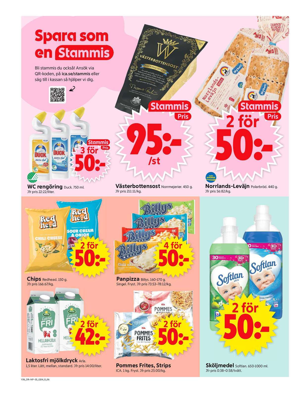 Se ICA Supermarket reklamblad för vecka 36 på Kampanjveckan.se. Se bra erbjudanden på många varor, t.ex. lättmjölk arla eller mellanmjölk arla. Läs reklambladet här! Sida 8
