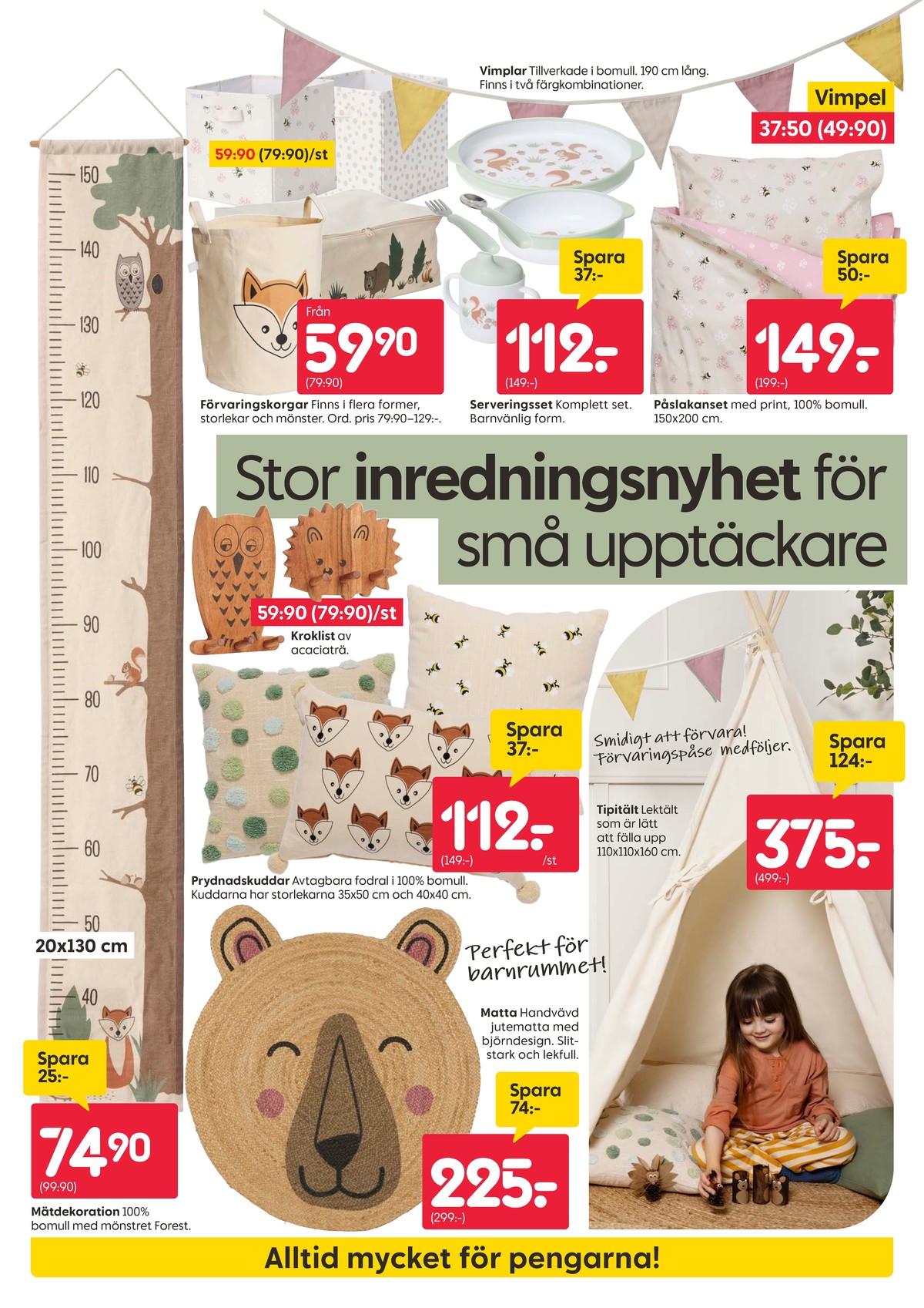 Se Rusta reklamblad för vecka 36 på Kampanjveckan.se. Se bra erbjudanden på många varor, t.ex. måtdekoration elsa form eller mattor elsa form. Läs reklambladet här! Sida 5
