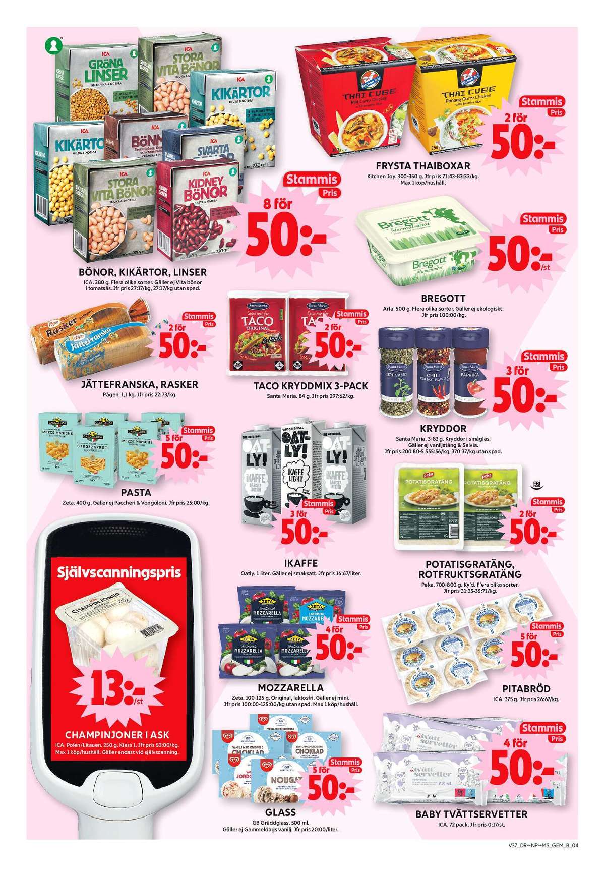 Se ICA Maxi reklamblad för vecka 37 på Kampanjveckan.se. Se bra erbjudanden på många varor, t.ex. kastanjechampinjoner ica eller gräddglass gb. Läs reklambladet här! Sida 4
