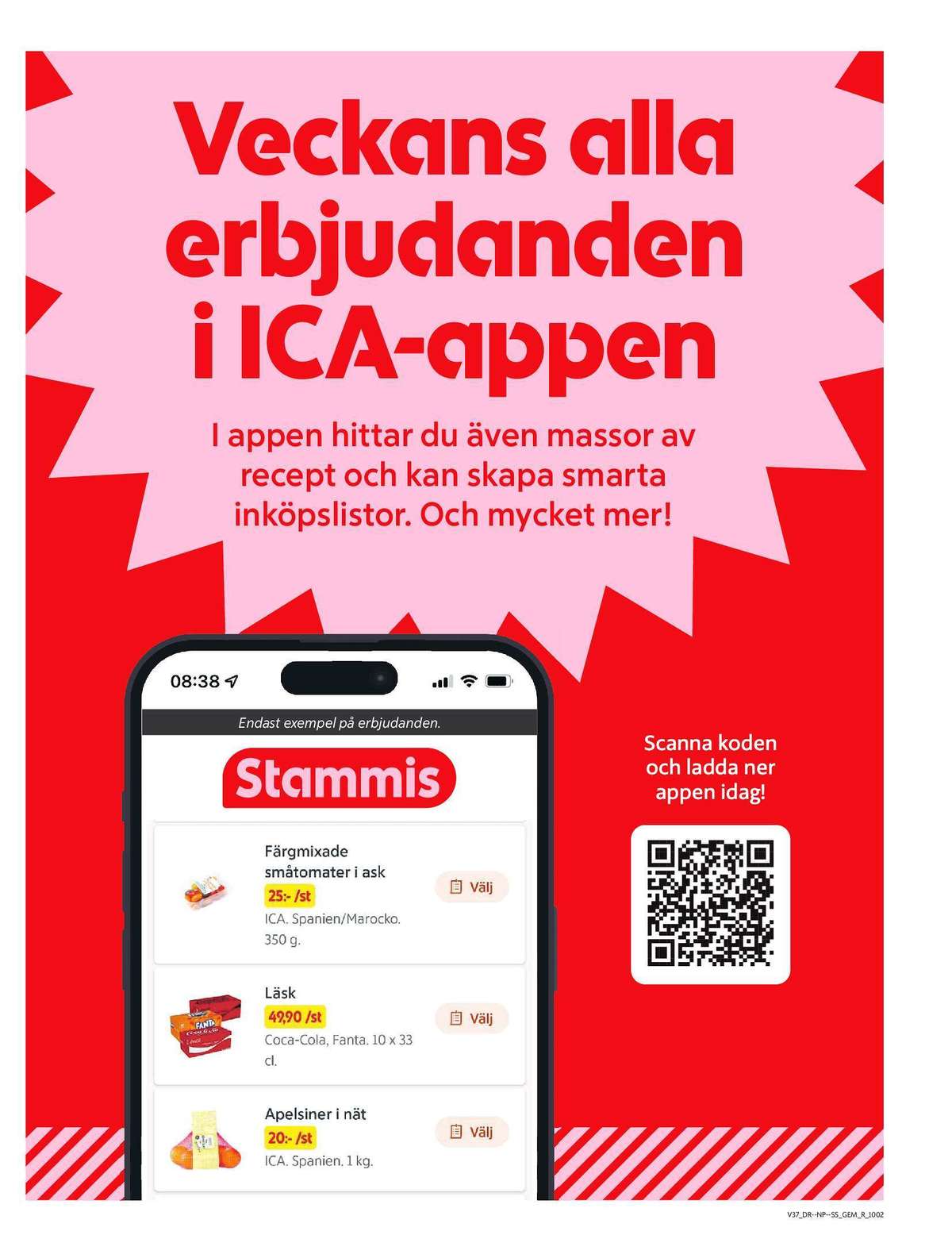 Se ICA Supermarket reklamblad för vecka 37 på Kampanjveckan.se. Se bra erbjudanden på många varor. Läs reklambladet här! Sida 7