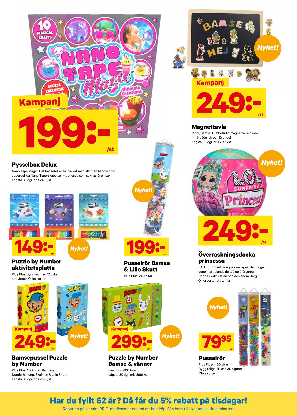 Se City Gross reklamblad för vecka 37 på Kampanjveckan.se. Se bra erbjudanden på många varor, t.ex. pussel plus plus eller pussel plus plus. Läs reklambladet här! Sida 12
