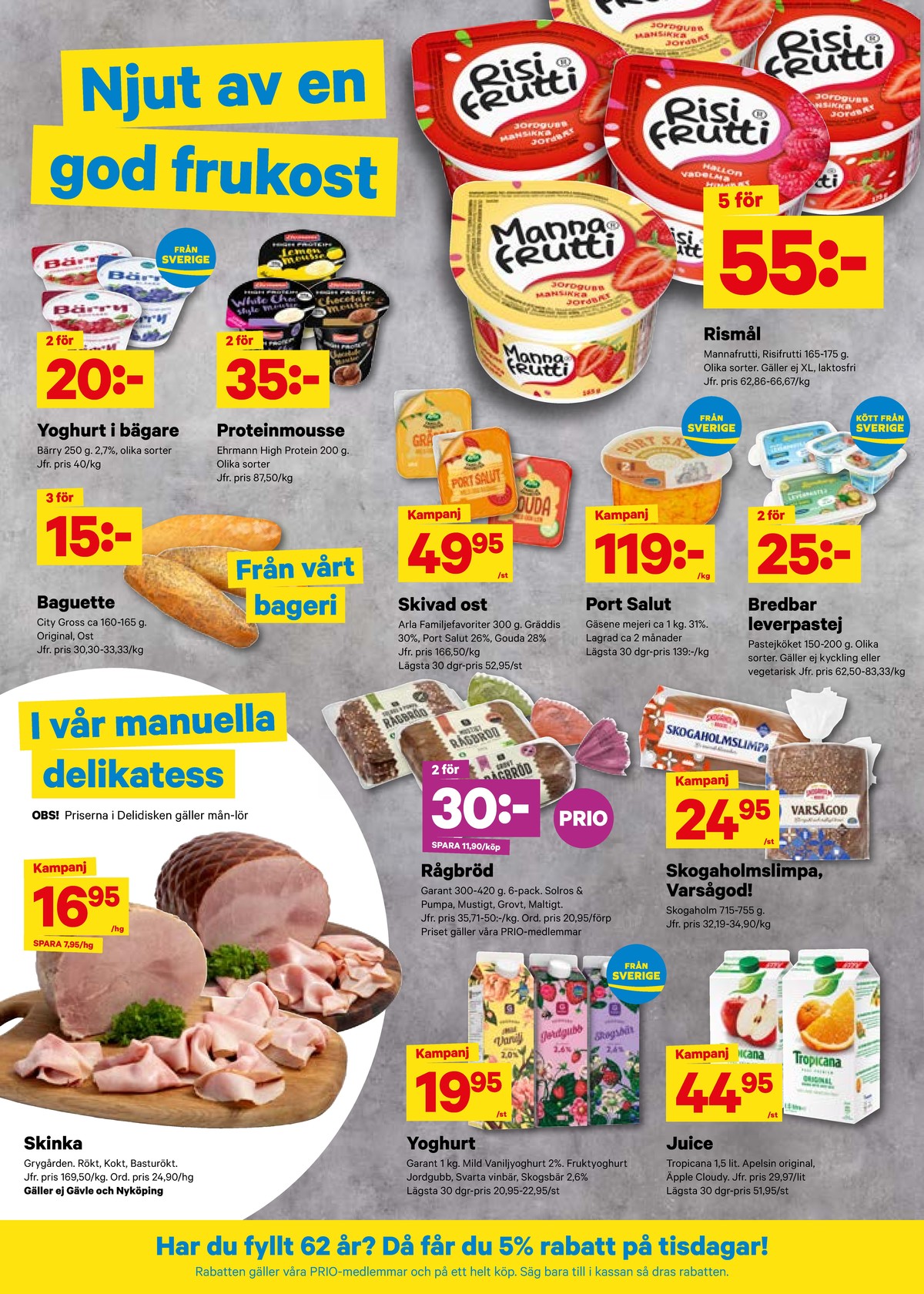 Se City Gross reklamblad för vecka 37 på Kampanjveckan.se. Se bra erbjudanden på många varor, t.ex. skinka grygården eller yoghurt garant. Läs reklambladet här! Sida 4
