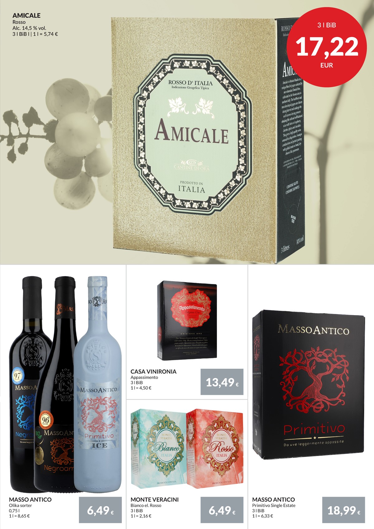 Se Nielsen Discount reklamblad för vecka 38 på Kampanjveckan.se. Se bra erbjudanden på många varor, t.ex. rosé vin okänd eller vit vin okänd. Läs reklambladet här! Sida 17
