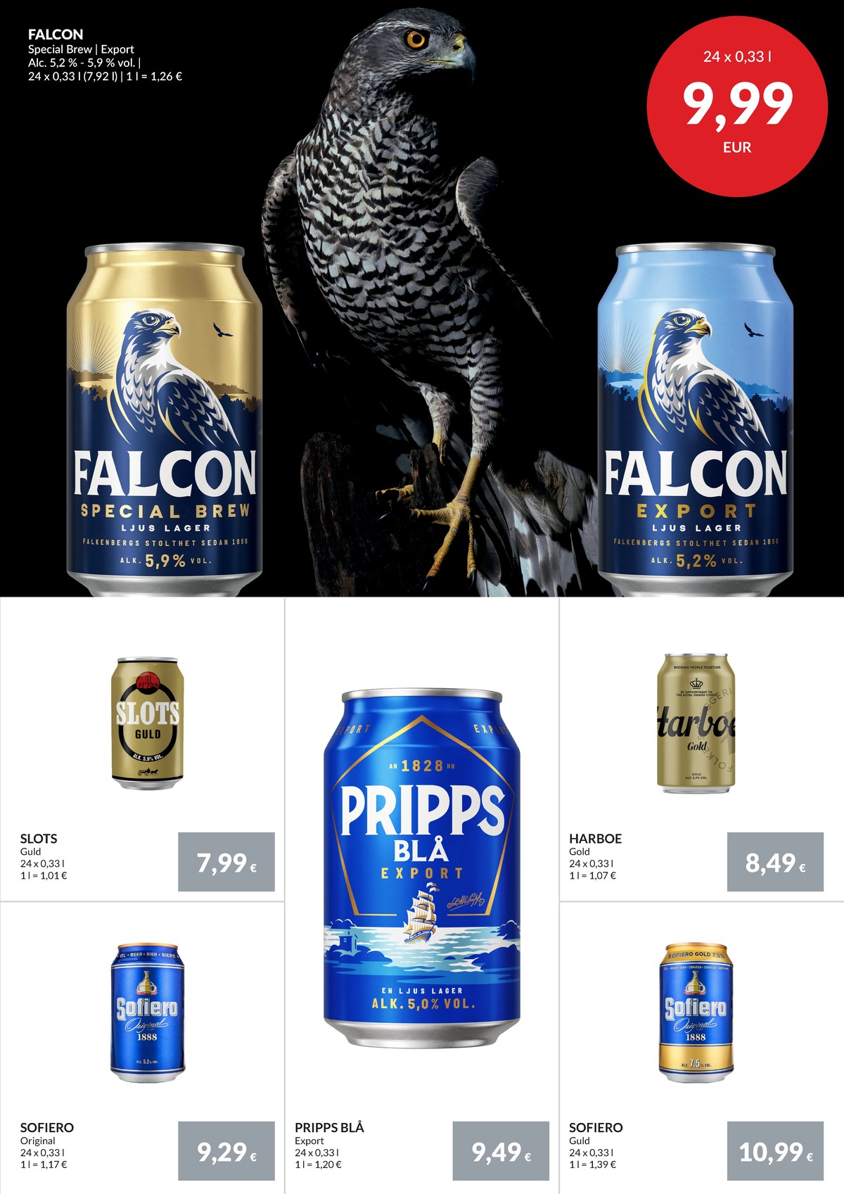 Se Nielsen Discount reklamblad för vecka 38 på Kampanjveckan.se. Se bra erbjudanden på många varor, t.ex. Öl 24 pk sofiero eller Öl 24 pk guld. Läs reklambladet här! Sida 3
