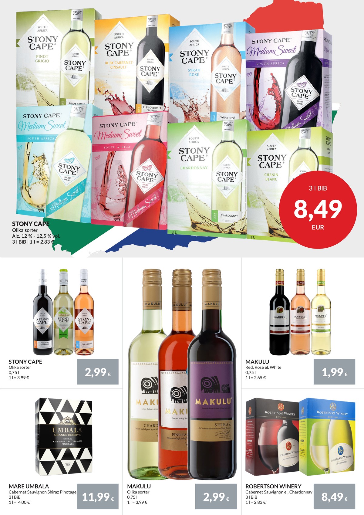 Se Nielsen Discount reklamblad för vecka 38 på Kampanjveckan.se. Se bra erbjudanden på många varor, t.ex. röd vin okänd eller röd vin okänd. Läs reklambladet här! Sida 21
