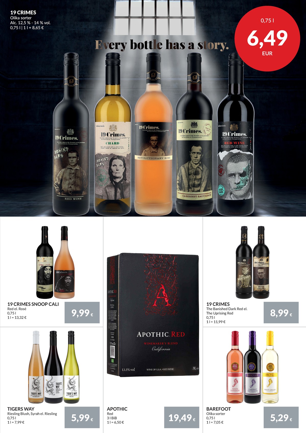 Se Nielsen Discount reklamblad för vecka 38 på Kampanjveckan.se. Se bra erbjudanden på många varor, t.ex. rosé vin okänd eller röd vin okänd. Läs reklambladet här! Sida 23
