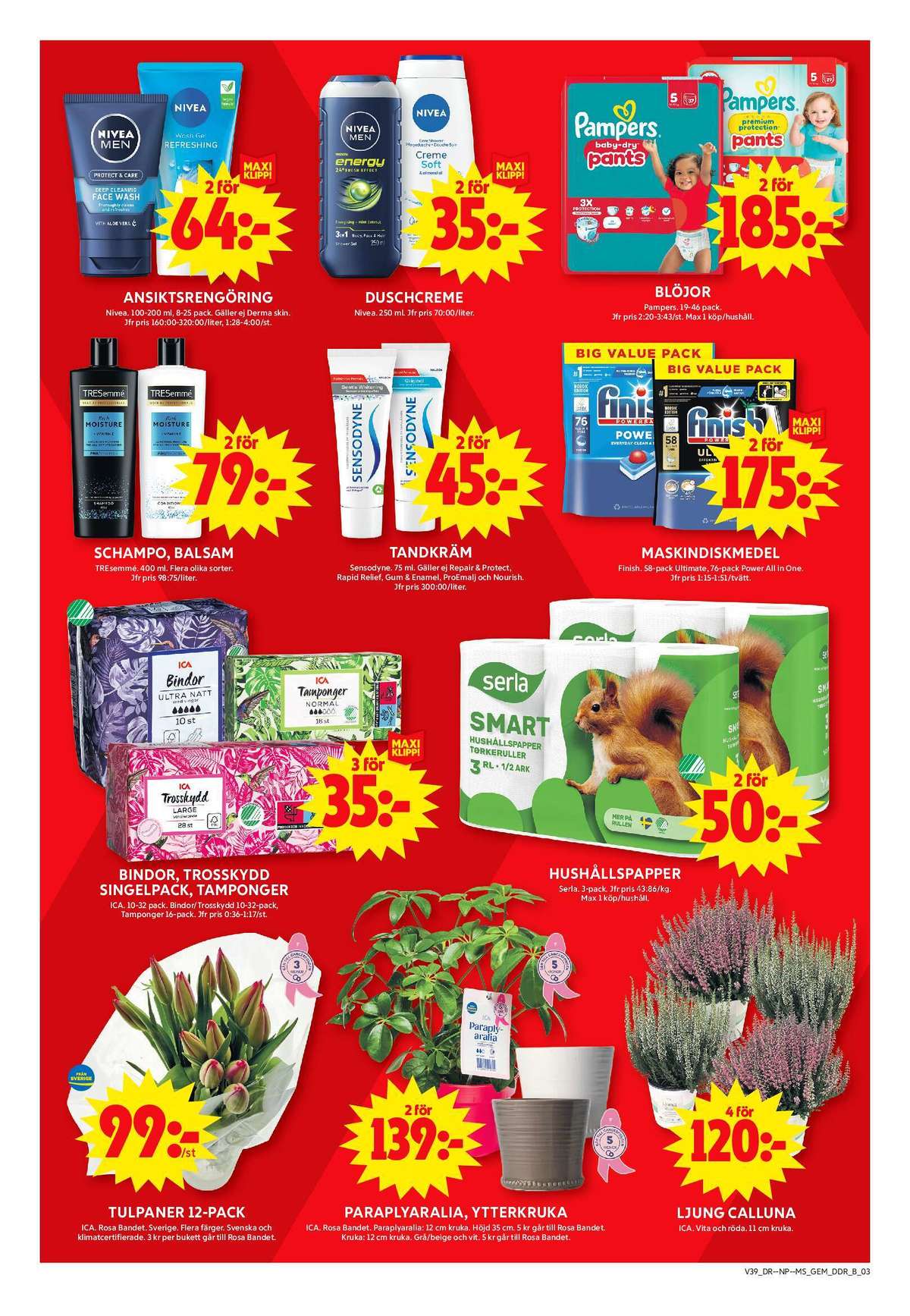 Se ICA Maxi reklamblad för vecka 39 på Kampanjveckan.se. Se bra erbjudanden på många varor, t.ex. blommor ica eller krukor okänd. Läs reklambladet här! Sida 8

