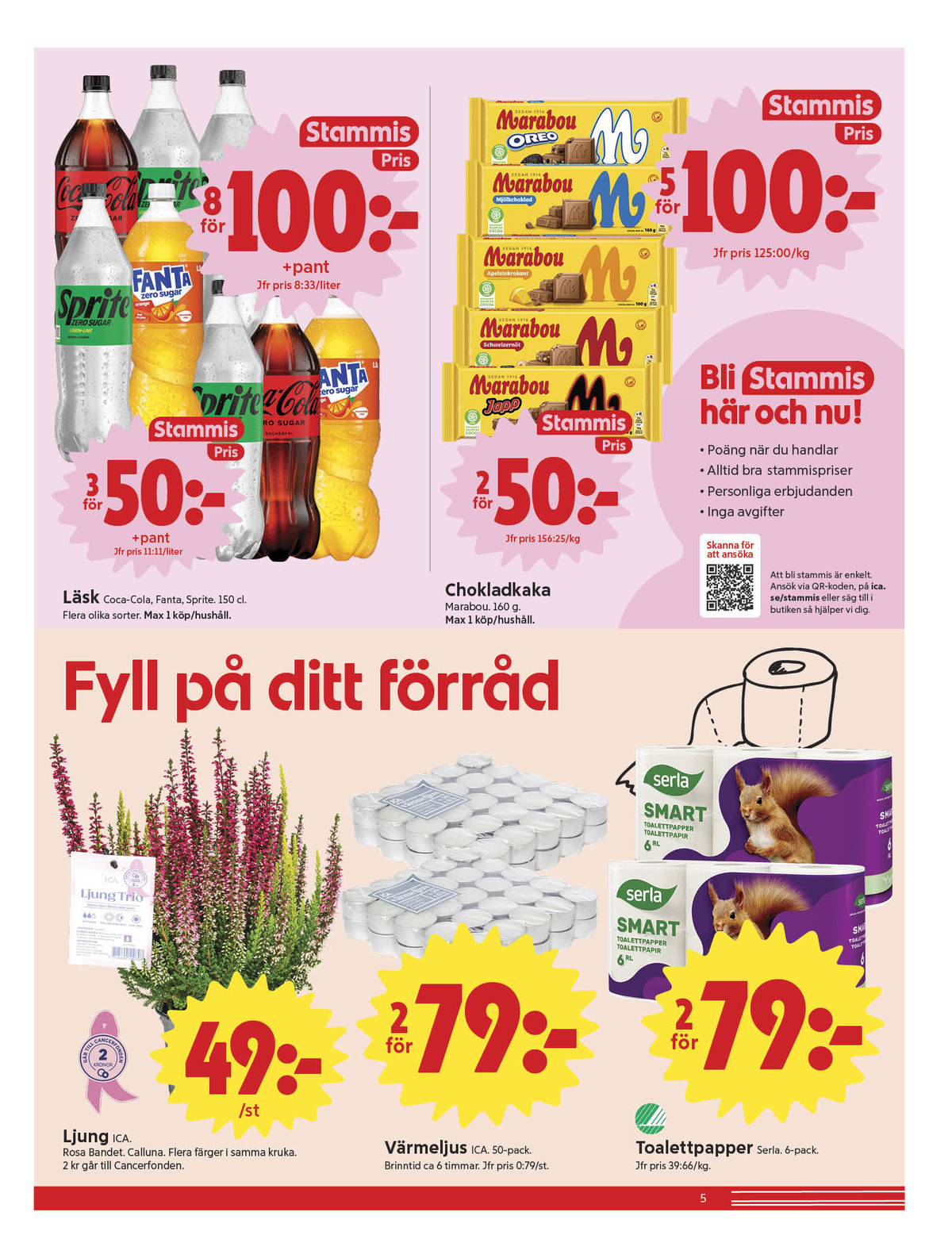 Se ICA Nära reklamblad för vecka 39 på Kampanjveckan.se. Se bra erbjudanden på många varor, t.ex. plantor ica eller läskedryck coca cola. Läs reklambladet här! Sida 5
