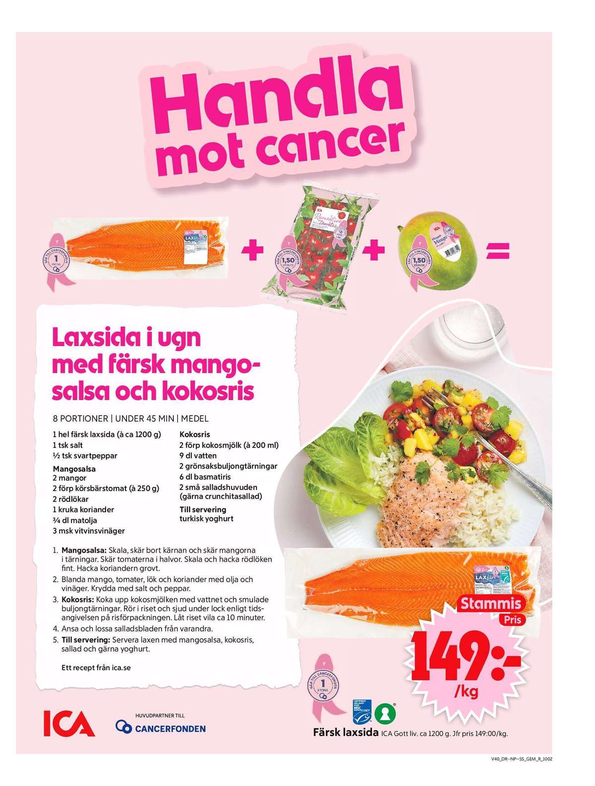 Se ICA Supermarket reklamblad för vecka 40 på Kampanjveckan.se. Se bra erbjudanden på många varor, t.ex. lax ica gott liv eller andra varor. Läs reklambladet här! Sida 7
