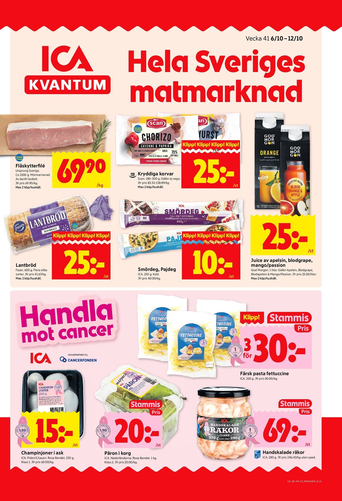 Se ICA Kvantum reklamblad för vecka 41 på Kampanjveckan.se. Se bra erbjudanden på många varor, t.ex. champinjoner ica eller päron ica. Läs reklambladet här! Sida 1
