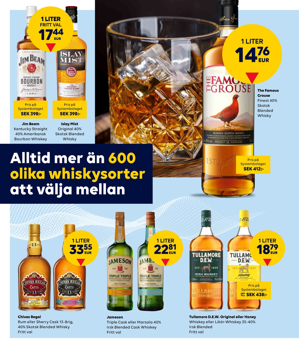 Se Scandlines Border Shop reklamblad för vecka 42 på Kampanjveckan.se. Se bra erbjudanden på många varor, t.ex. whisky extra 13 rum cask eller whisky triple triple marsala edition. Läs reklambladet här! Sida 12
