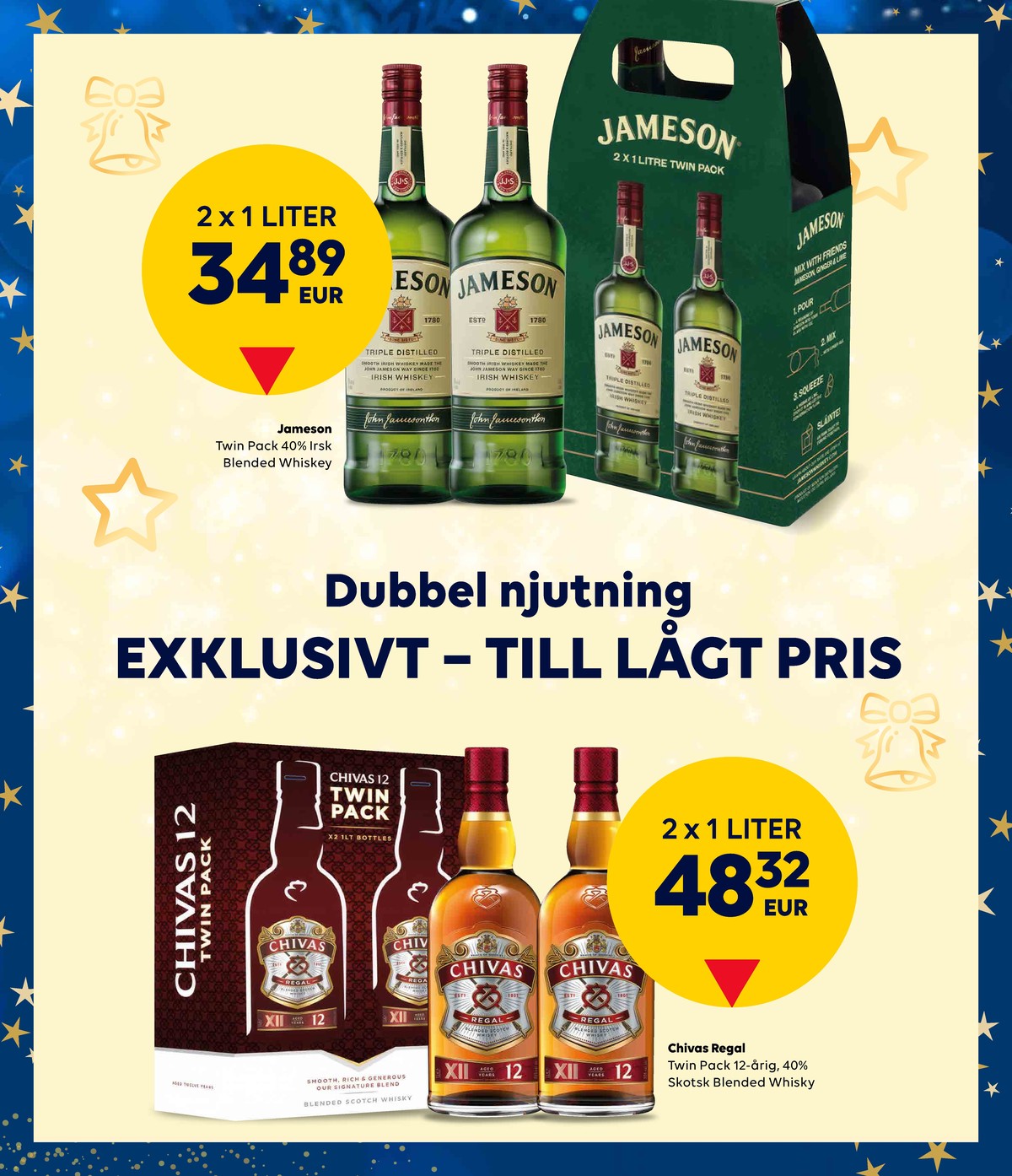 Se Scandlines Border Shop reklamblad för vecka 42 på Kampanjveckan.se. Se bra erbjudanden på många varor, t.ex. whisky chivas regal eller whisky triple triple. Läs reklambladet här! Sida 16
