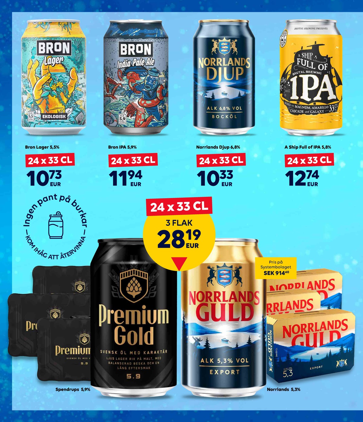 Se Scandlines Border Shop reklamblad för vecka 42 på Kampanjveckan.se. Se bra erbjudanden på många varor, t.ex. Öl 24 pk lager eller Öl 24 pk india pale ale. Läs reklambladet här! Sida 20
