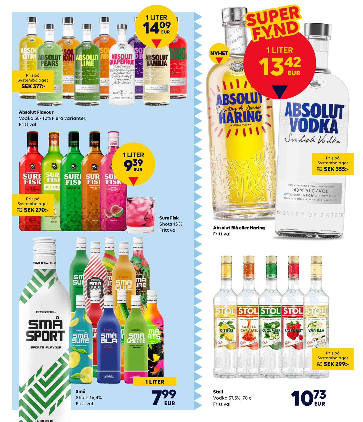 Se Scandlines Border Shop reklamblad för vecka 42 på Kampanjveckan.se. Se bra erbjudanden på många varor, t.ex. shots små sport eller shots sour apple. Läs reklambladet här! Sida 3
