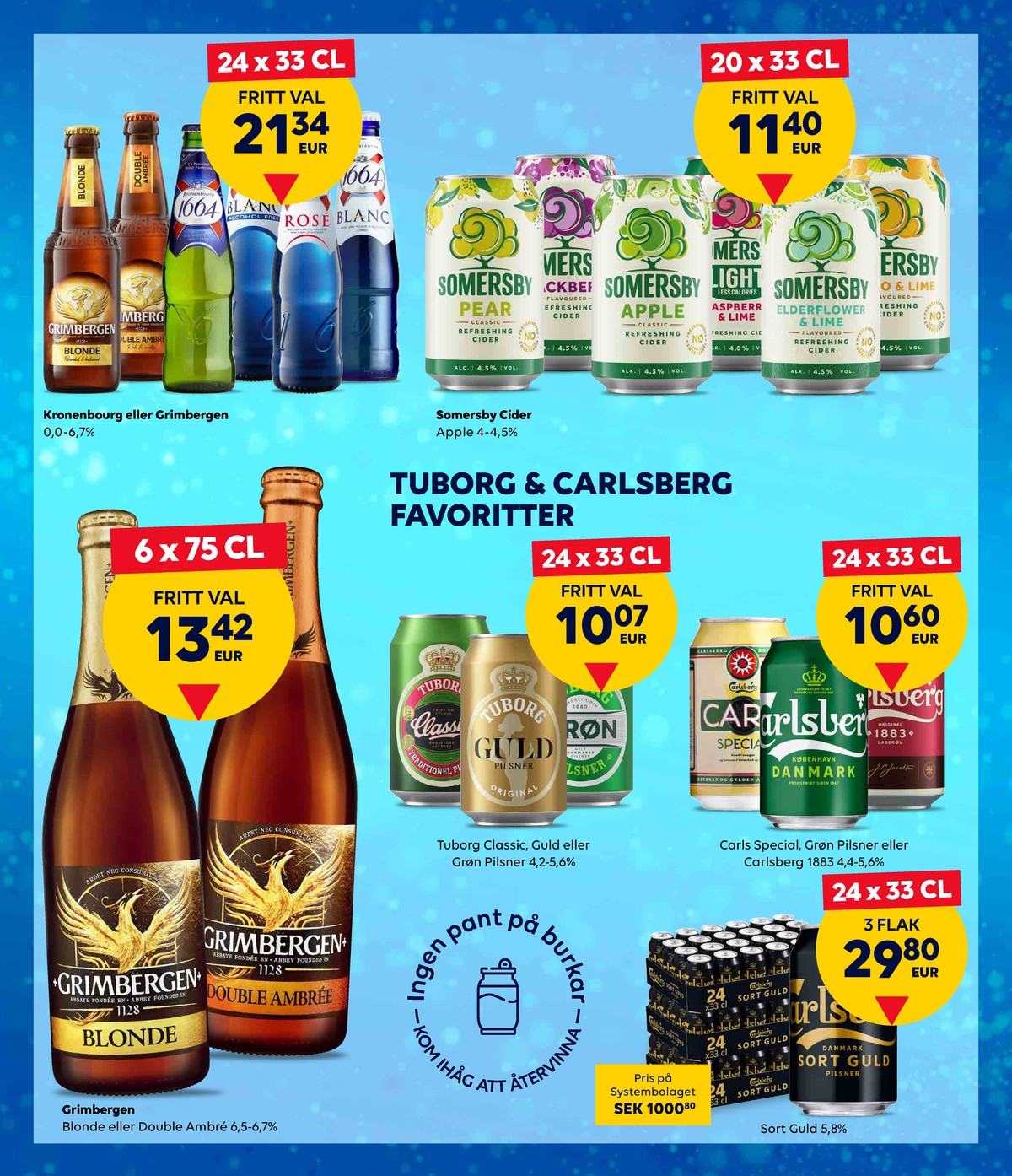 Se Scandlines Border Shop reklamblad för vecka 42 på Kampanjveckan.se. Se bra erbjudanden på många varor, t.ex. Öl 6 pk blonde eller Öl 6 pk double-ambree. Läs reklambladet här! Sida 23

